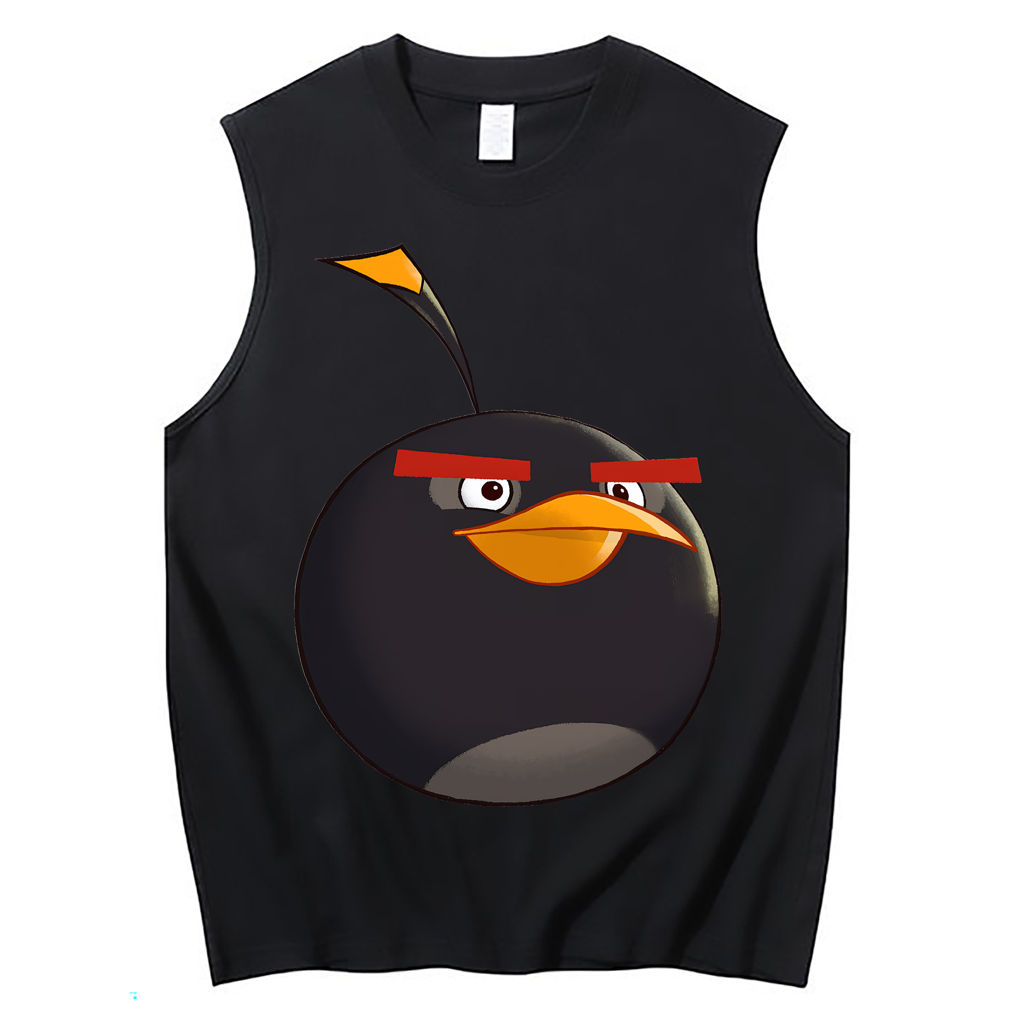 （画像用） Angry Birds アングリーバード コットン100％タンクトップ（フロントプリント）