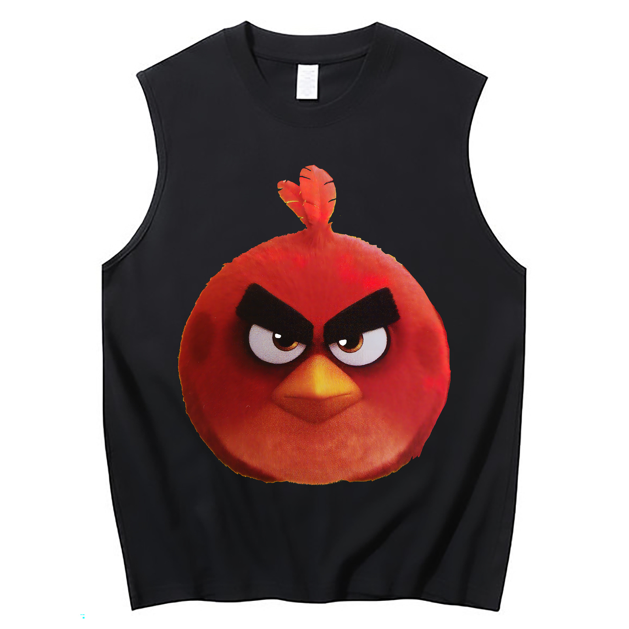 （画像用） Angry Birds アングリーバード コットン100％タンクトップ（フロントプリント）