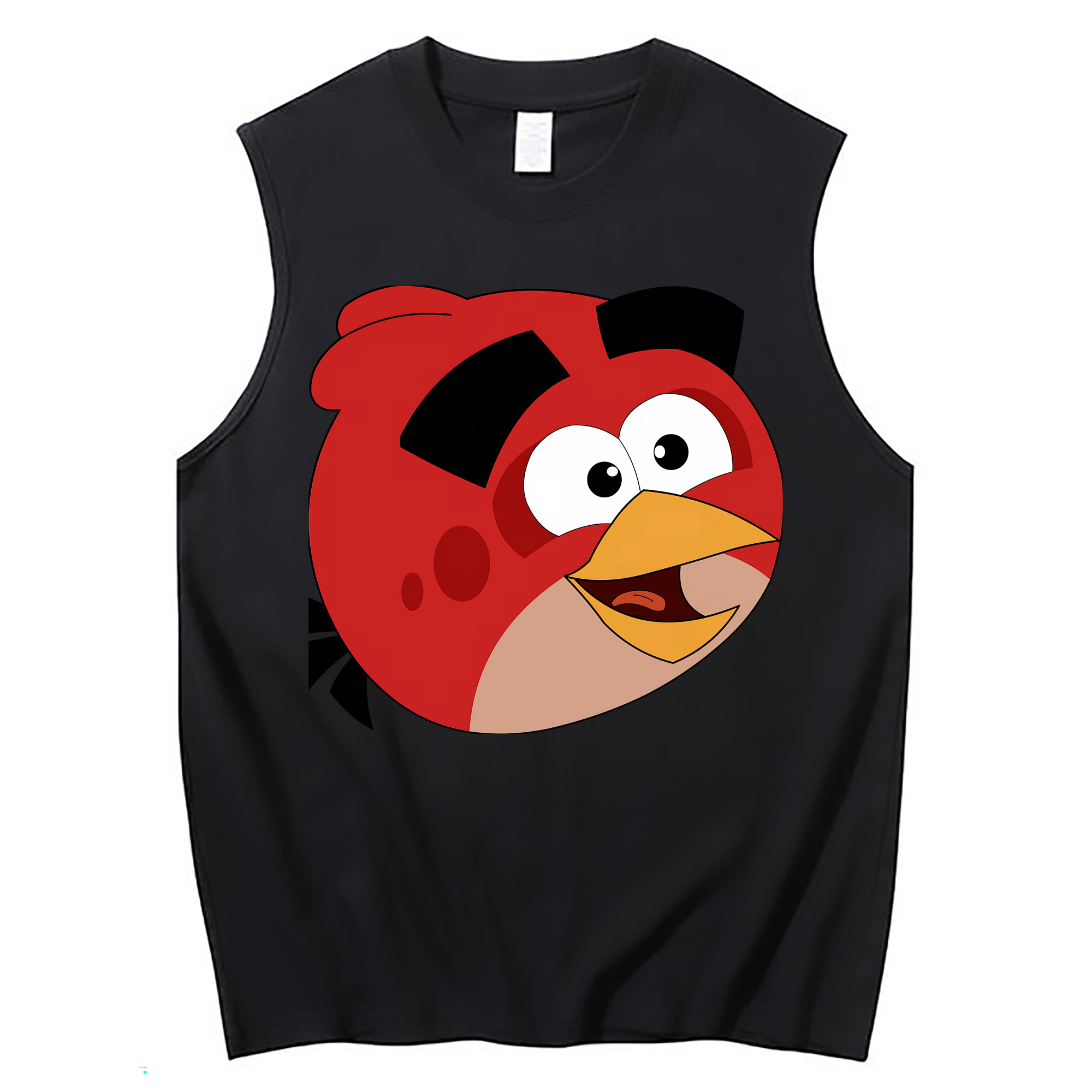 （画像用） Angry Birds アングリーバード コットン100％タンクトップ（フロントプリント）