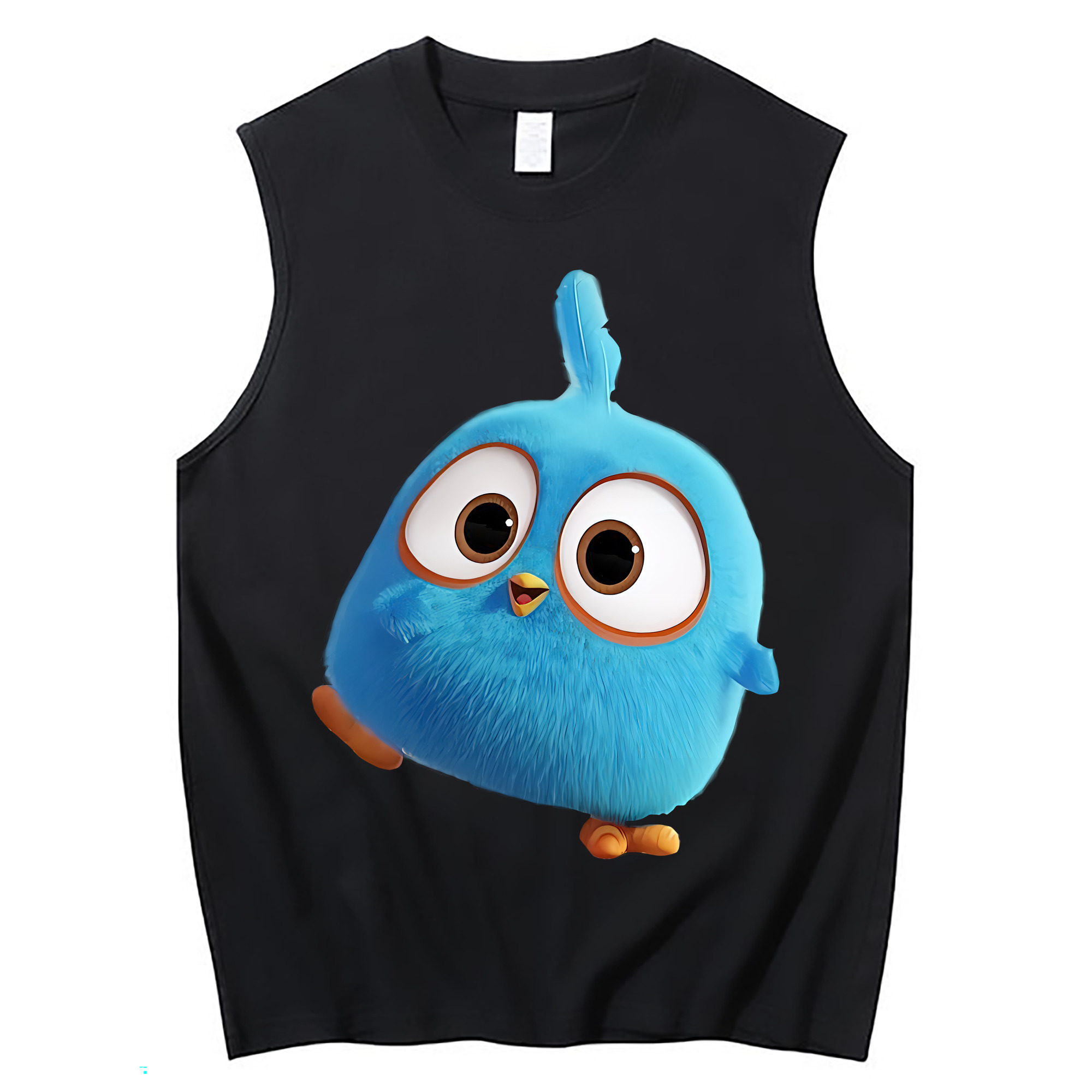 （画像用） Angry Birds アングリーバード コットン100％タンクトップ（フロントプリント）