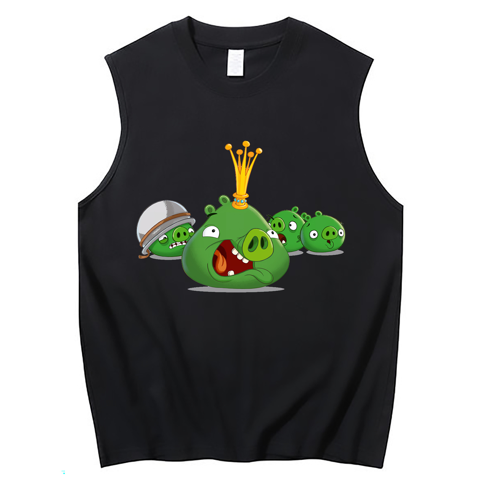 （画像用） Angry Birds アングリーバード コットン100％タンクトップ（フロントプリント）