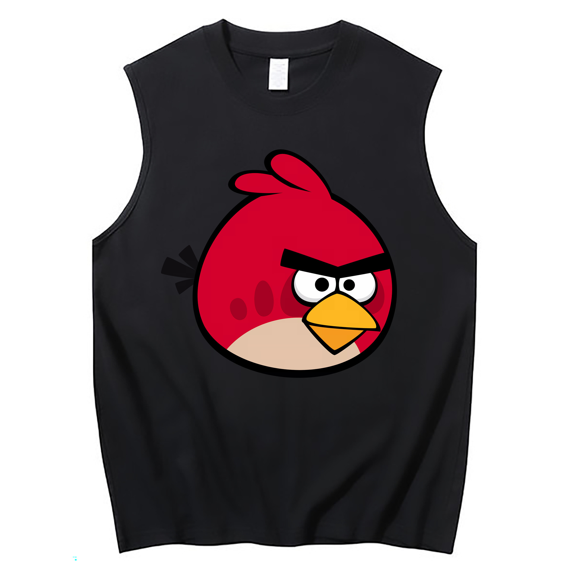 （画像用） Angry Birds アングリーバード コットン100％タンクトップ（フロントプリント）