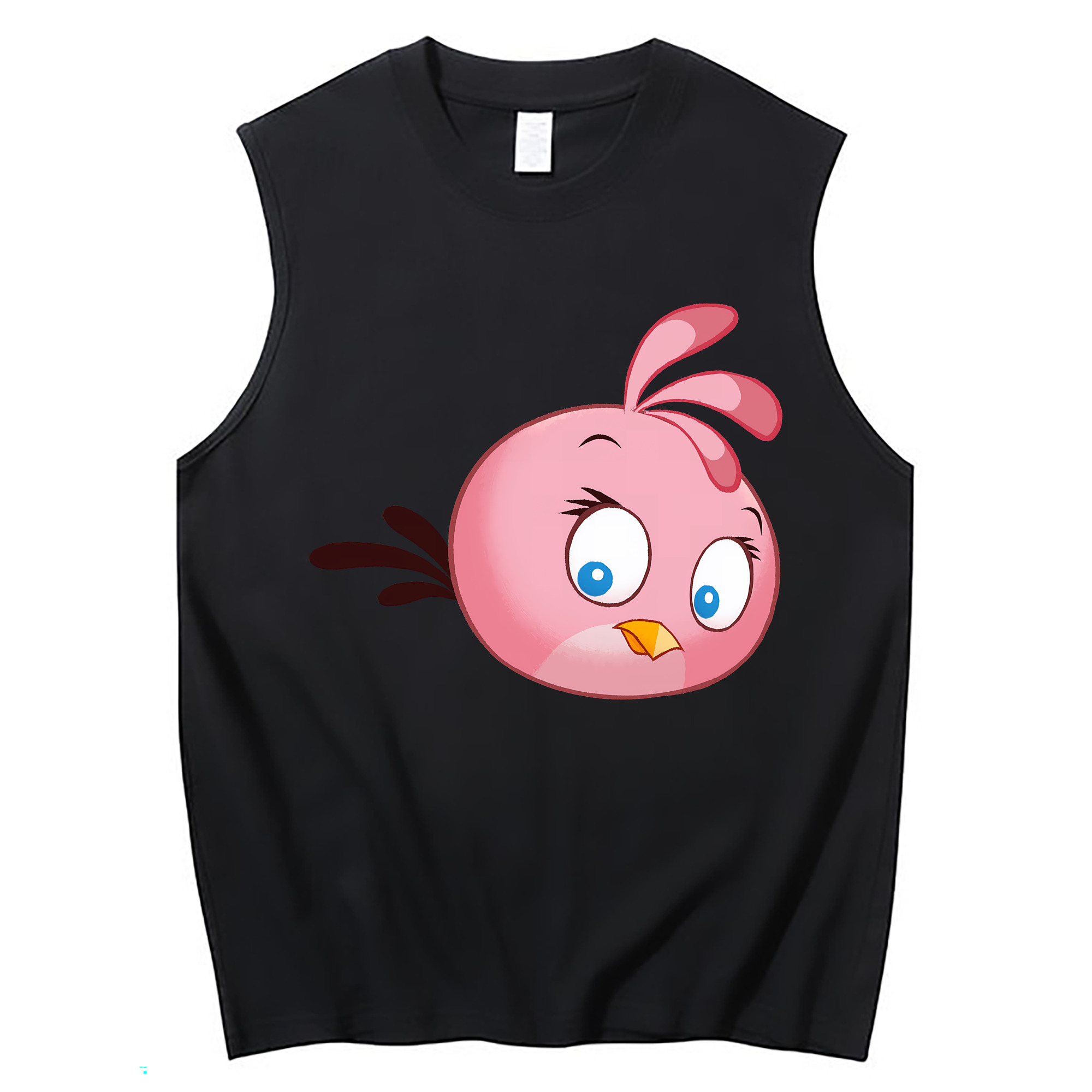 （画像用） Angry Birds アングリーバード コットン100％タンクトップ（フロントプリント）