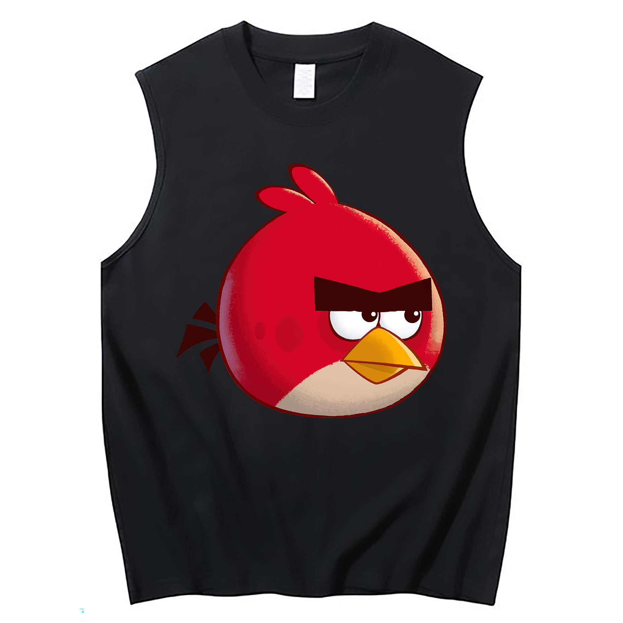 （画像用） Angry Birds アングリーバード コットン100％タンクトップ（フロントプリント）