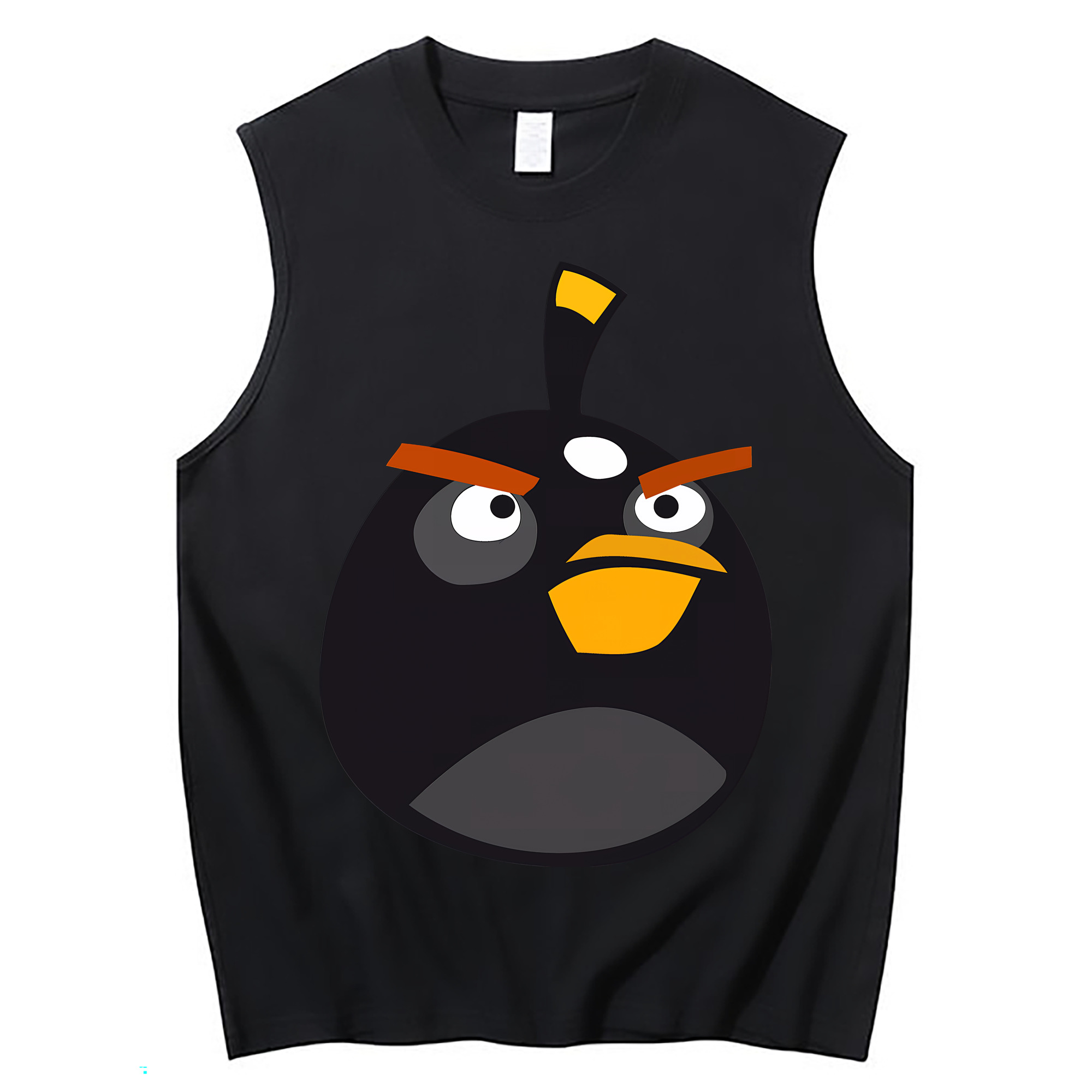 （画像用） Angry Birds アングリーバード コットン100％タンクトップ（フロントプリント）