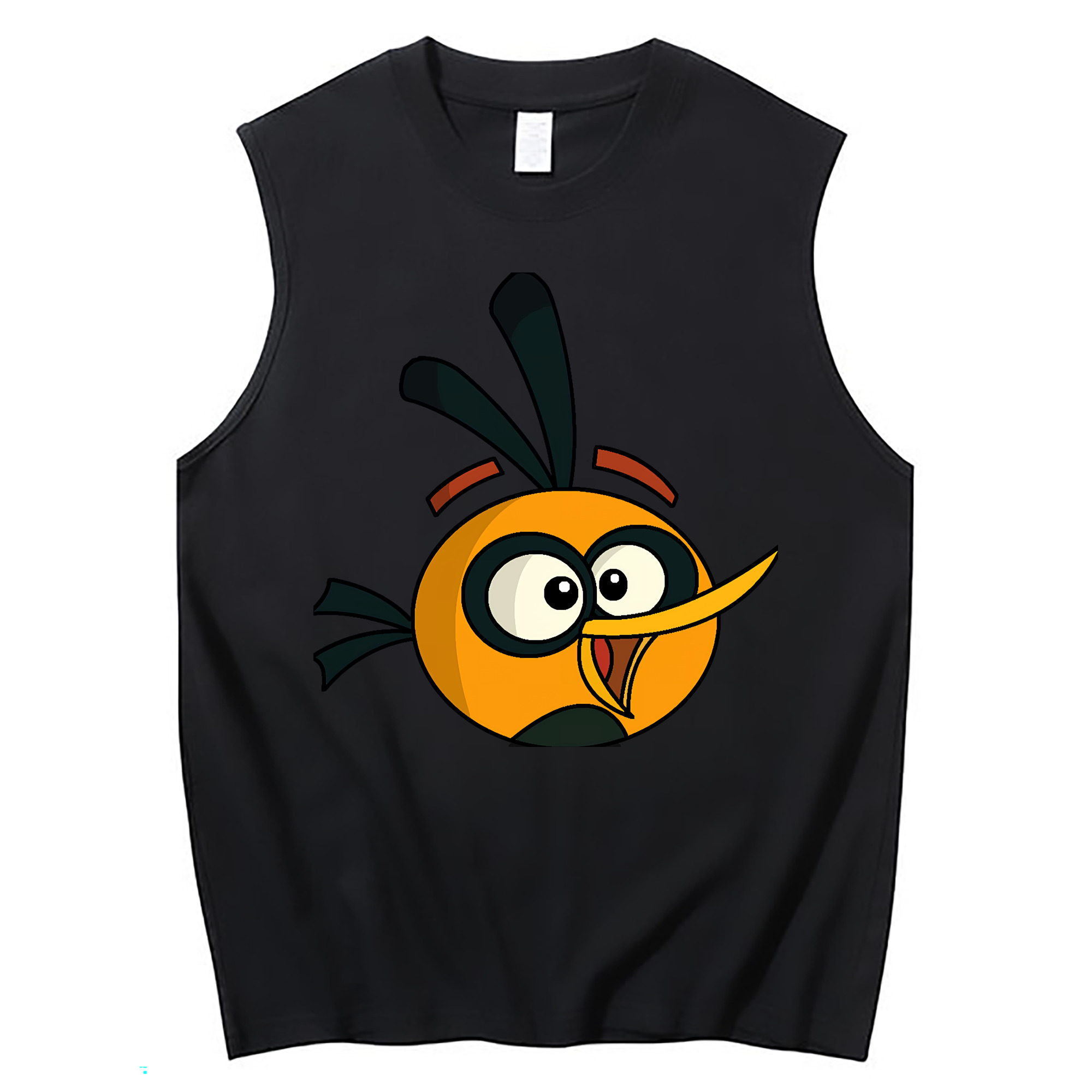 （画像用） Angry Birds アングリーバード コットン100％タンクトップ（フロントプリント）