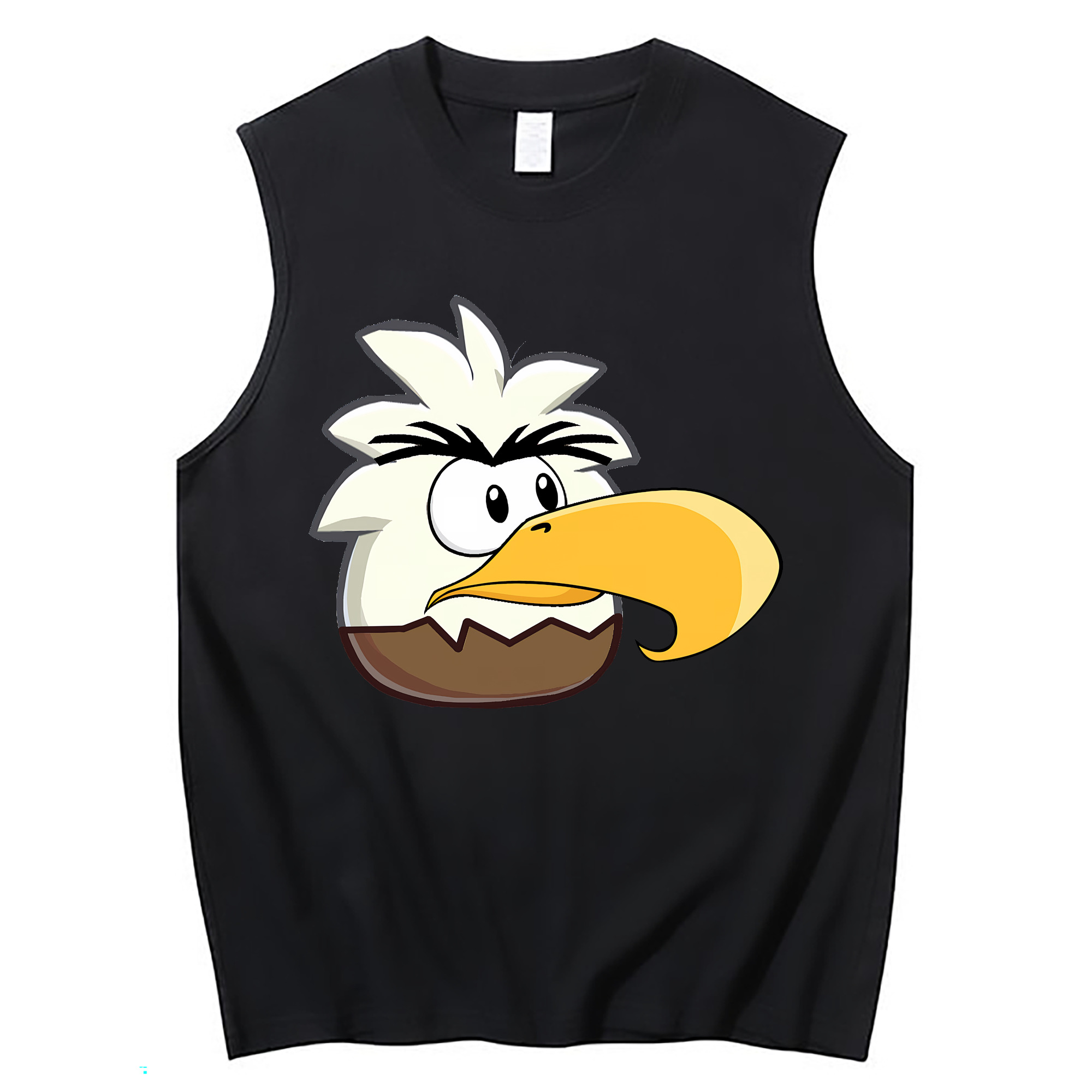 （画像用） Angry Birds アングリーバード コットン100％タンクトップ（フロントプリント）