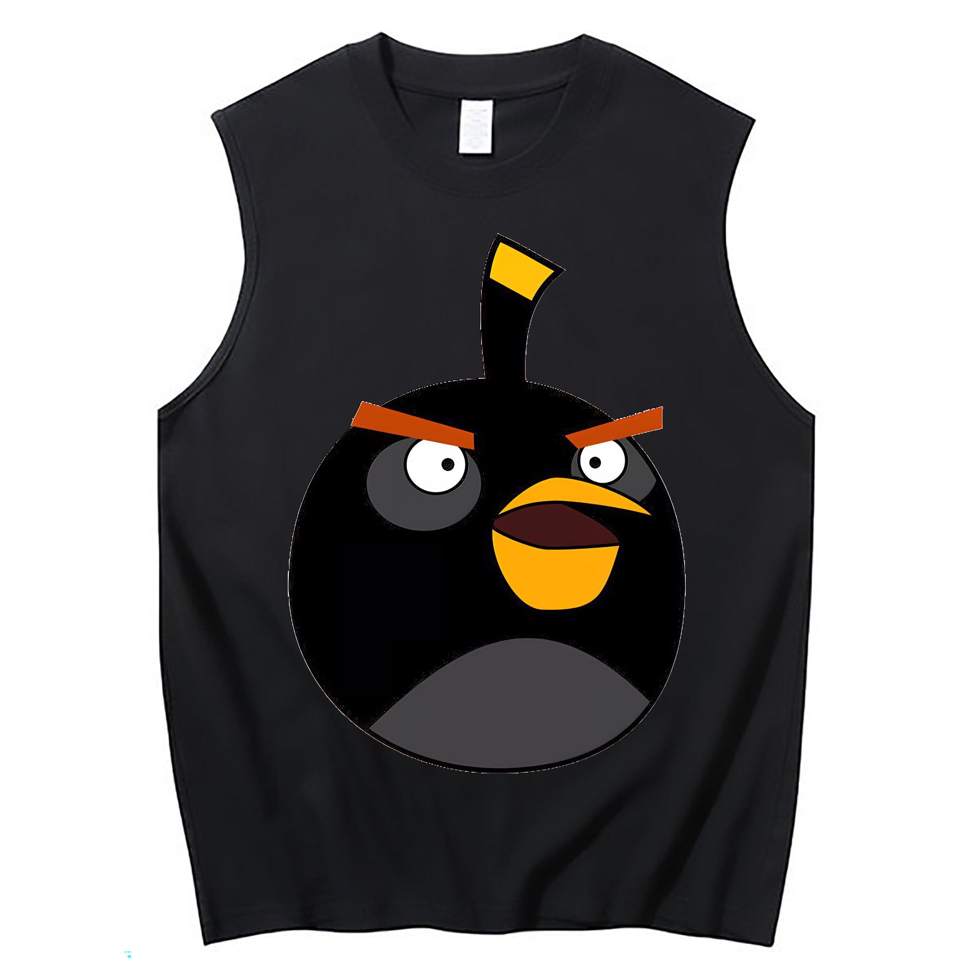 （画像用） Angry Birds アングリーバード コットン100％タンクトップ（フロントプリント）