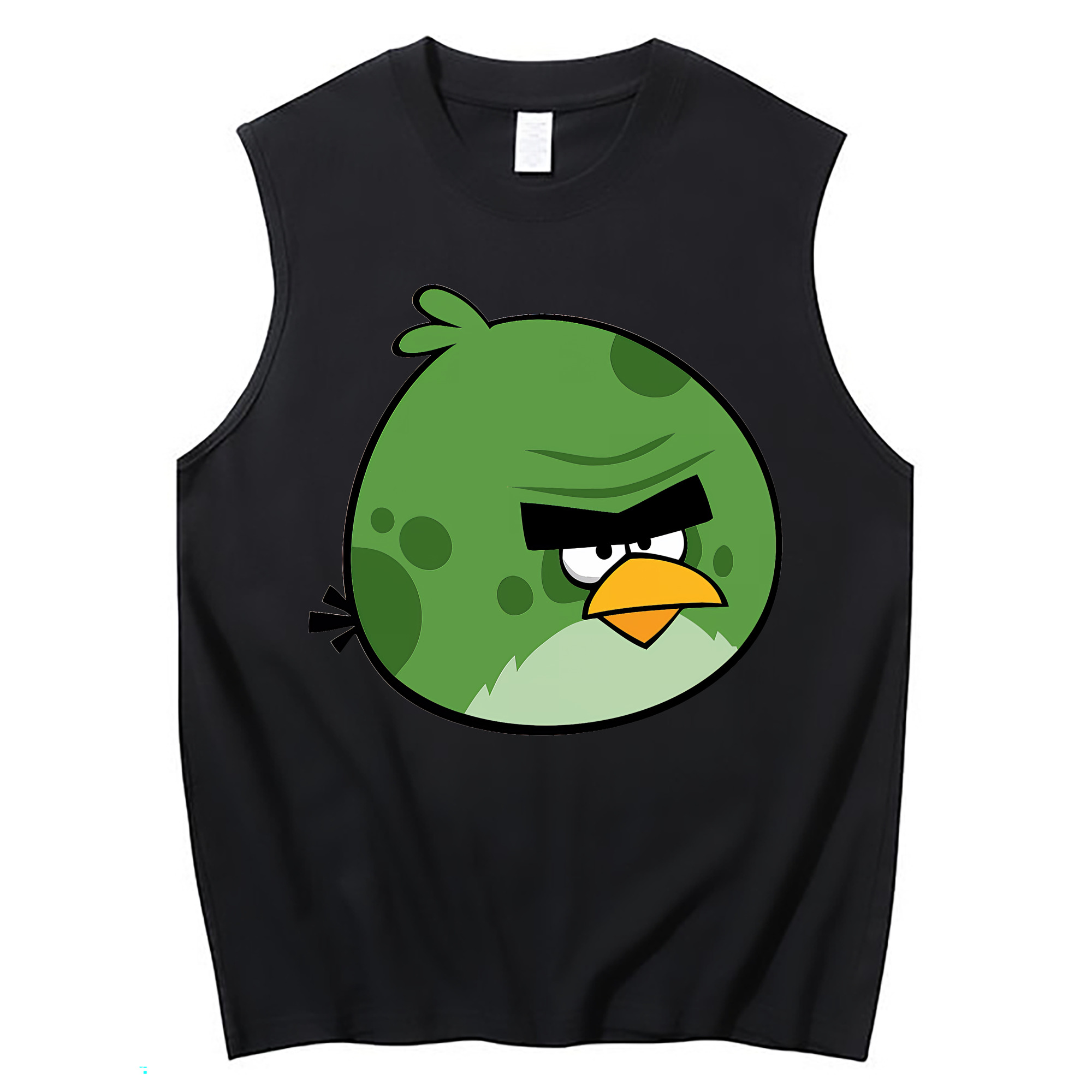 （画像用） Angry Birds アングリーバード コットン100％タンクトップ（フロントプリント）