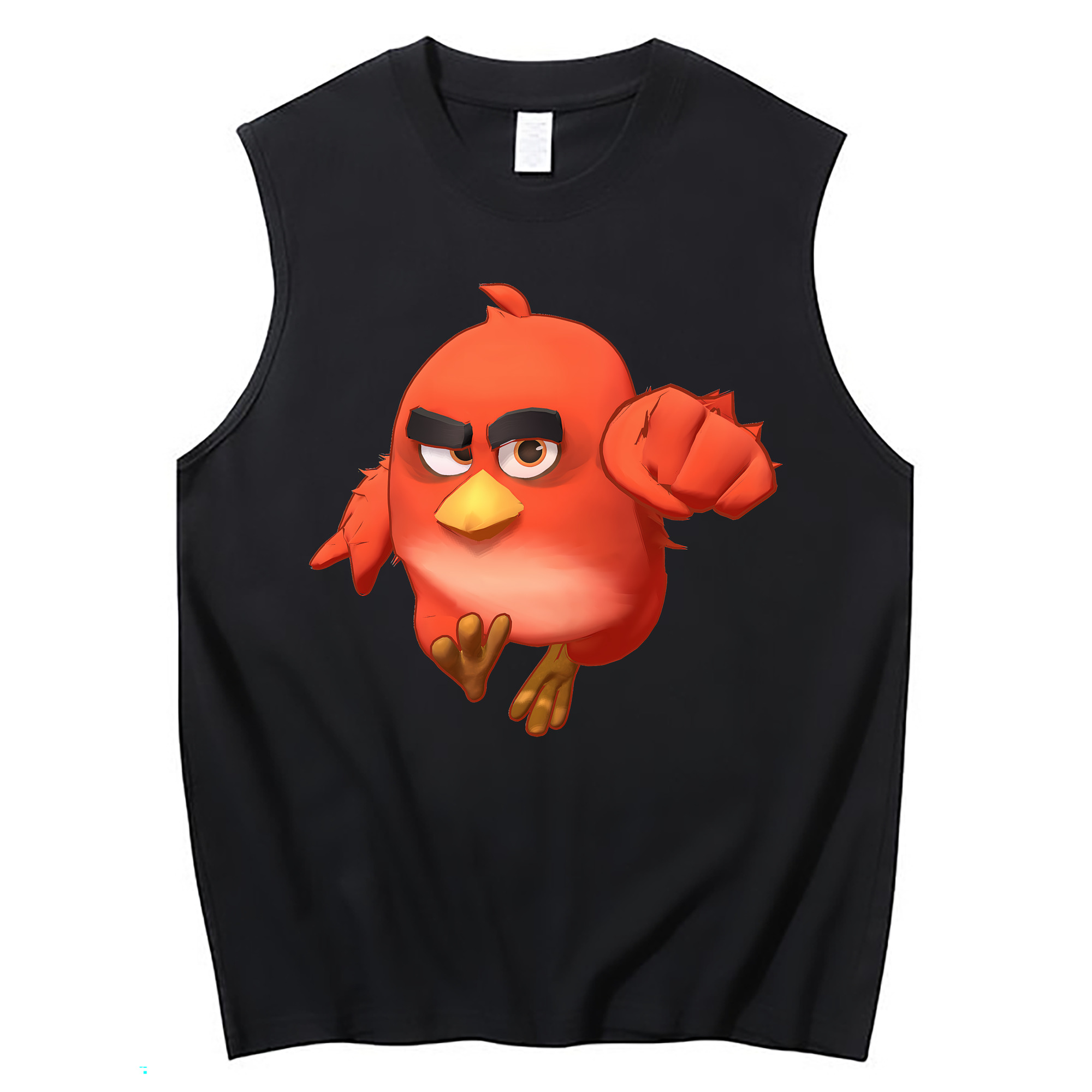 （画像用） Angry Birds アングリーバード コットン100％タンクトップ（フロントプリント）