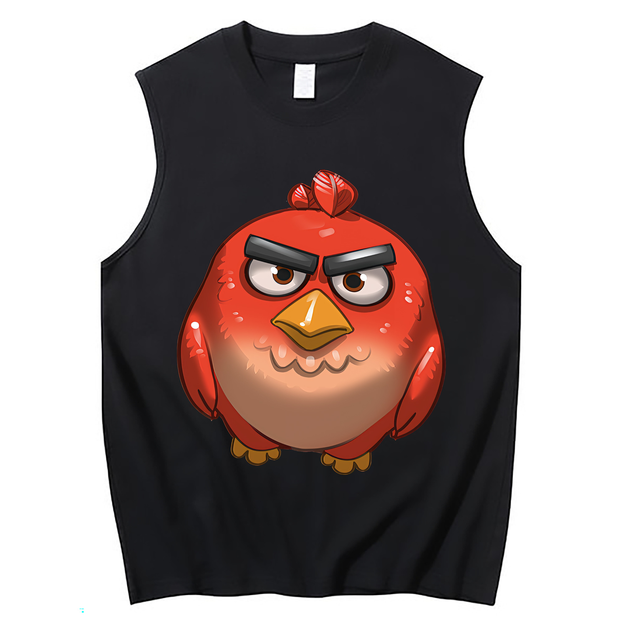（画像用） Angry Birds アングリーバード コットン100％タンクトップ（フロントプリント）