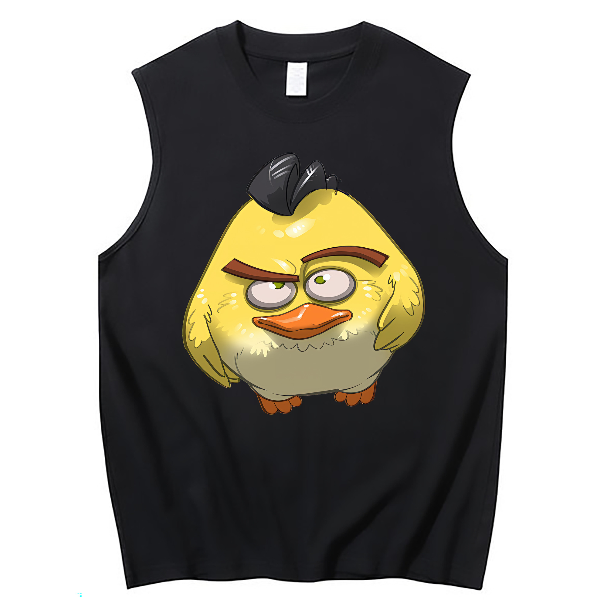 （画像用） Angry Birds アングリーバード コットン100％タンクトップ（フロントプリント）