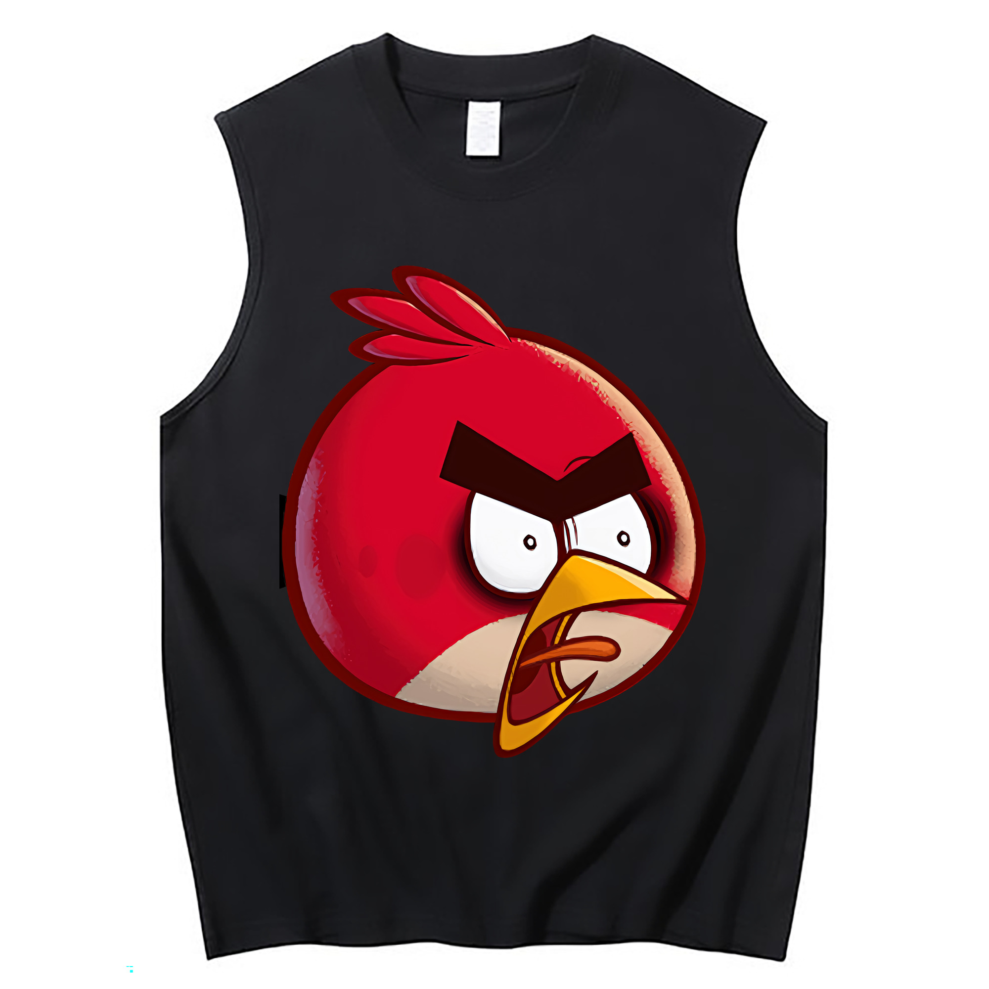 （画像用） Angry Birds アングリーバード コットン100％タンクトップ（フロントプリント）