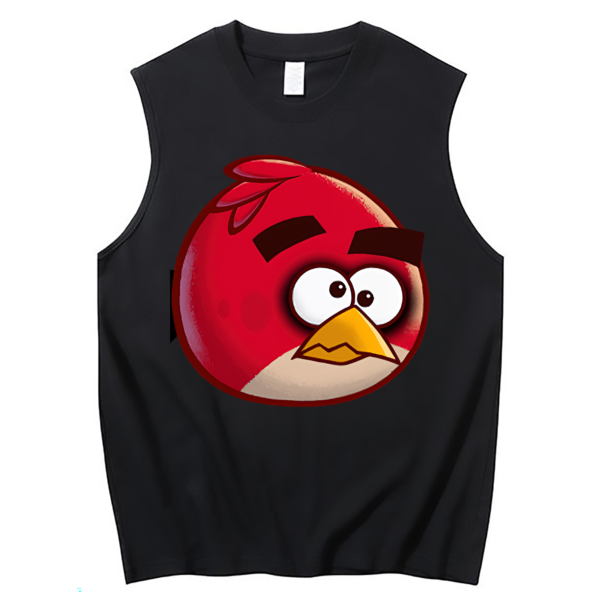 （画像用） Angry Birds アングリーバード コットン100％タンクトップ（フロントプリント）
