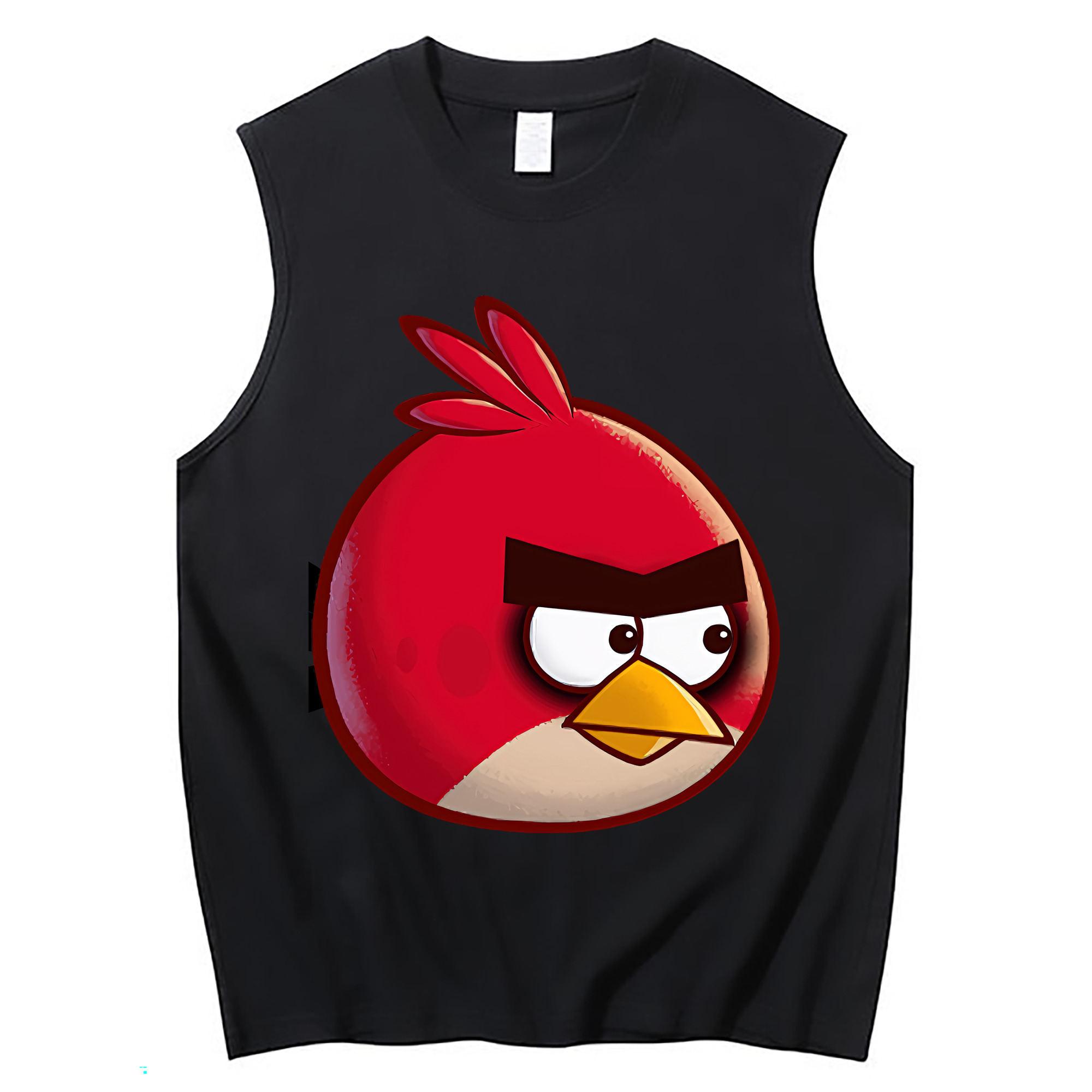 （画像用） Angry Birds アングリーバード コットン100％タンクトップ（フロントプリント）