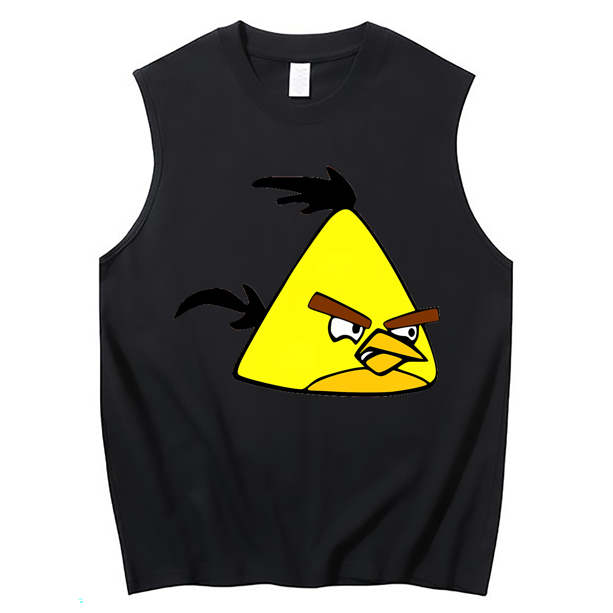 （画像用） Angry Birds アングリーバード コットン100％タンクトップ（フロントプリント）