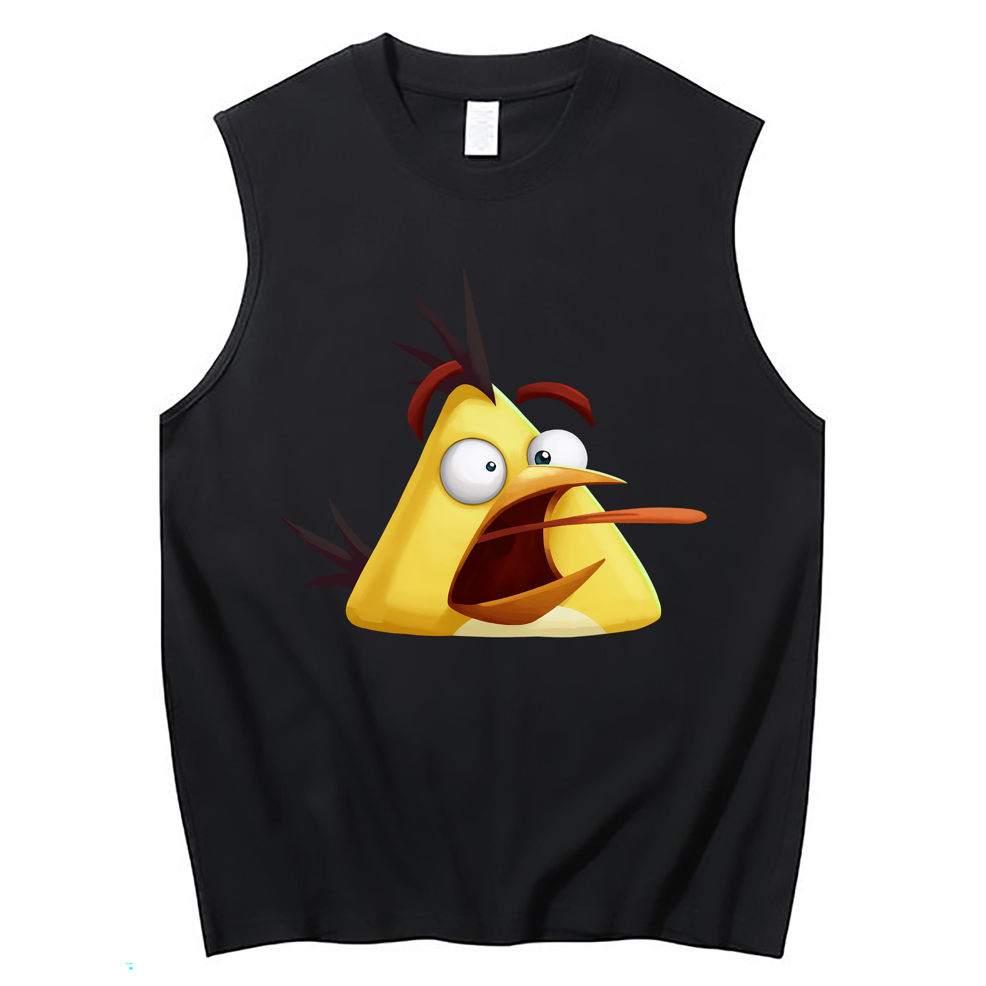 （画像用） Angry Birds アングリーバード コットン100％タンクトップ（フロントプリント）
