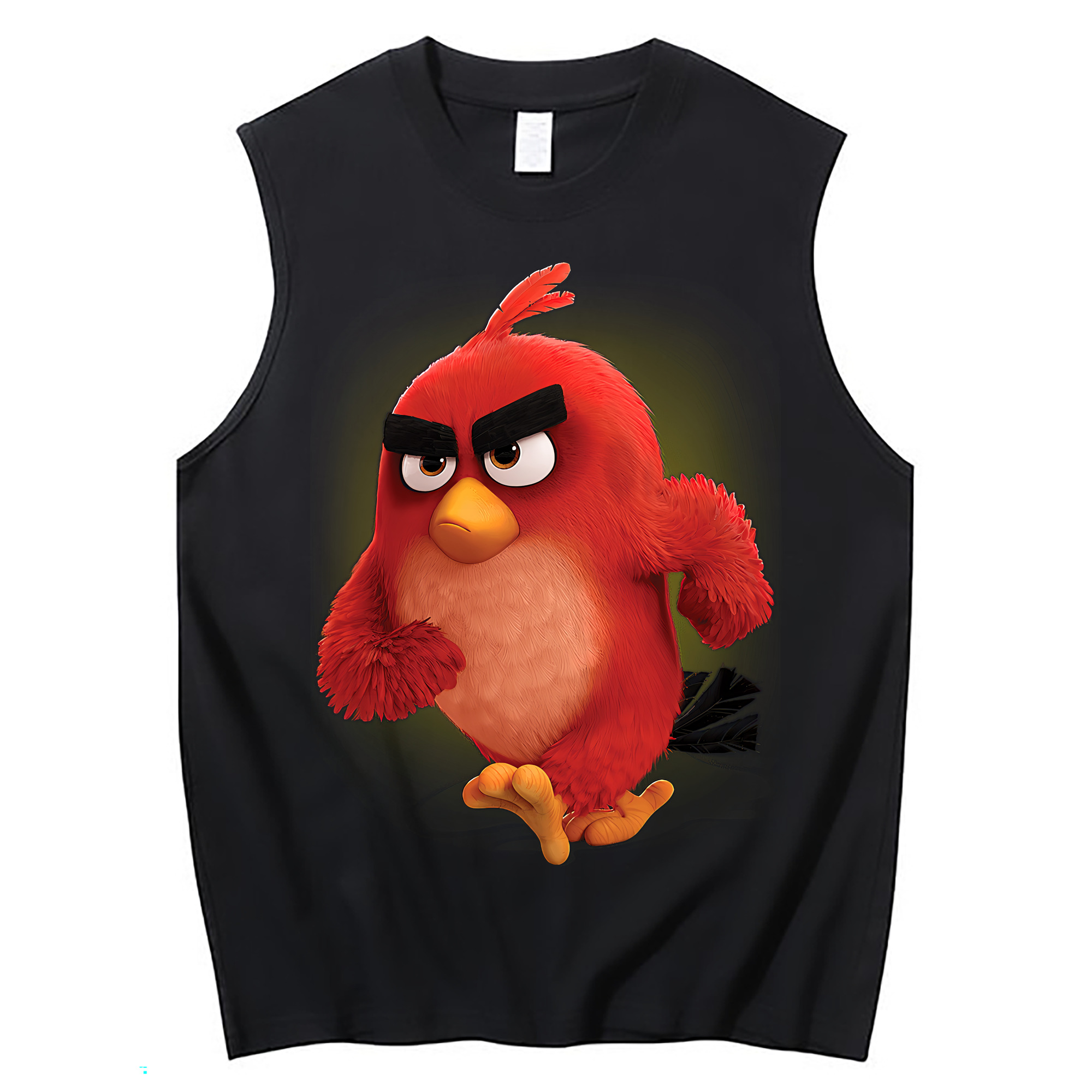 （画像用） Angry Birds アングリーバード コットン100％タンクトップ（フロントプリント）
