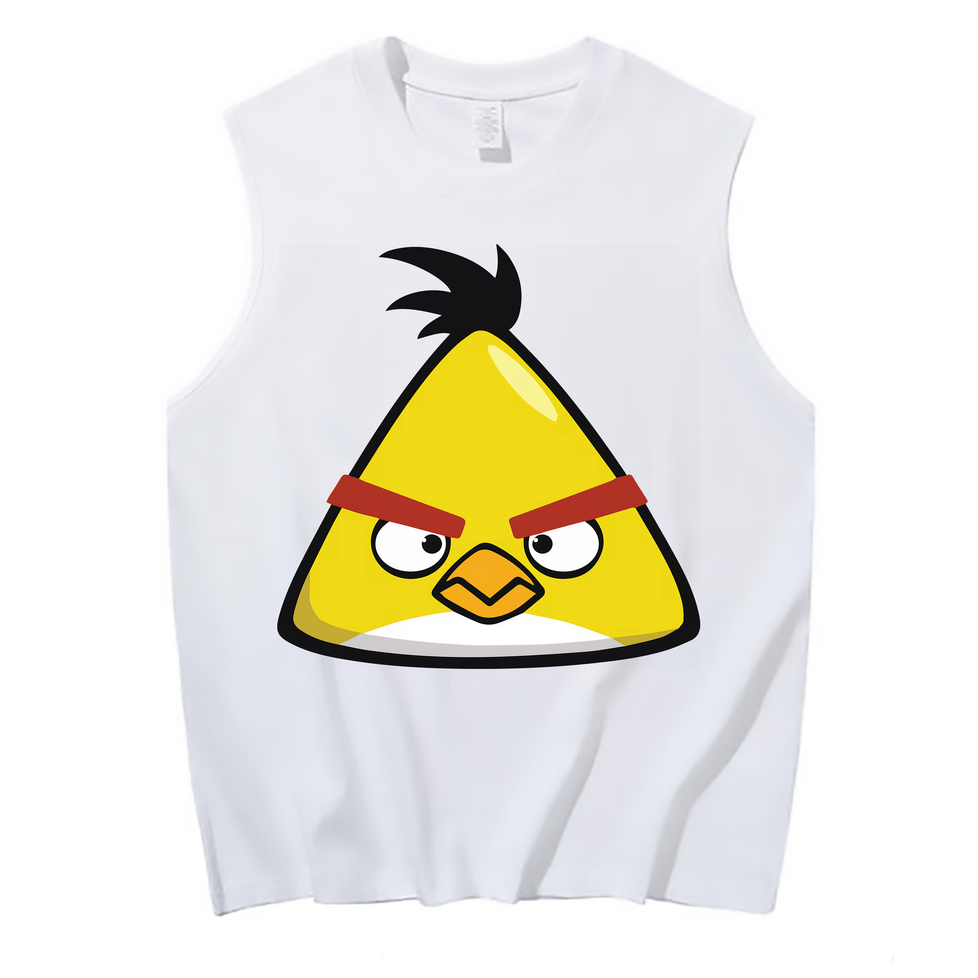 （画像用） Angry Birds アングリーバード コットン100％タンクトップ（フロントプリント）