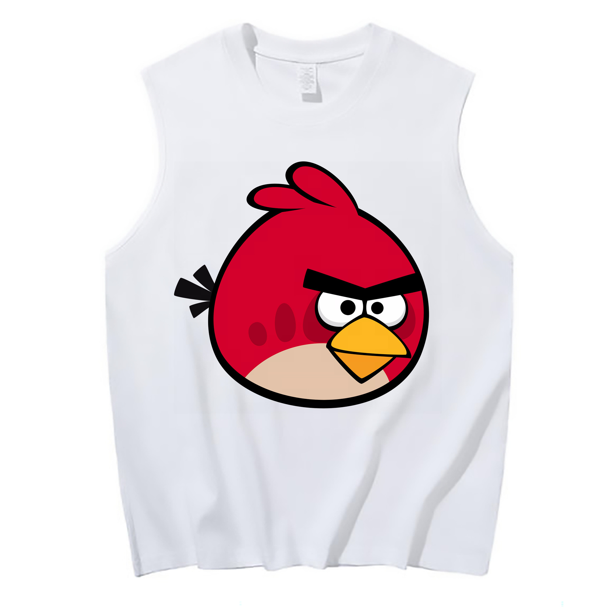 （画像用） Angry Birds アングリーバード コットン100％タンクトップ（フロントプリント）