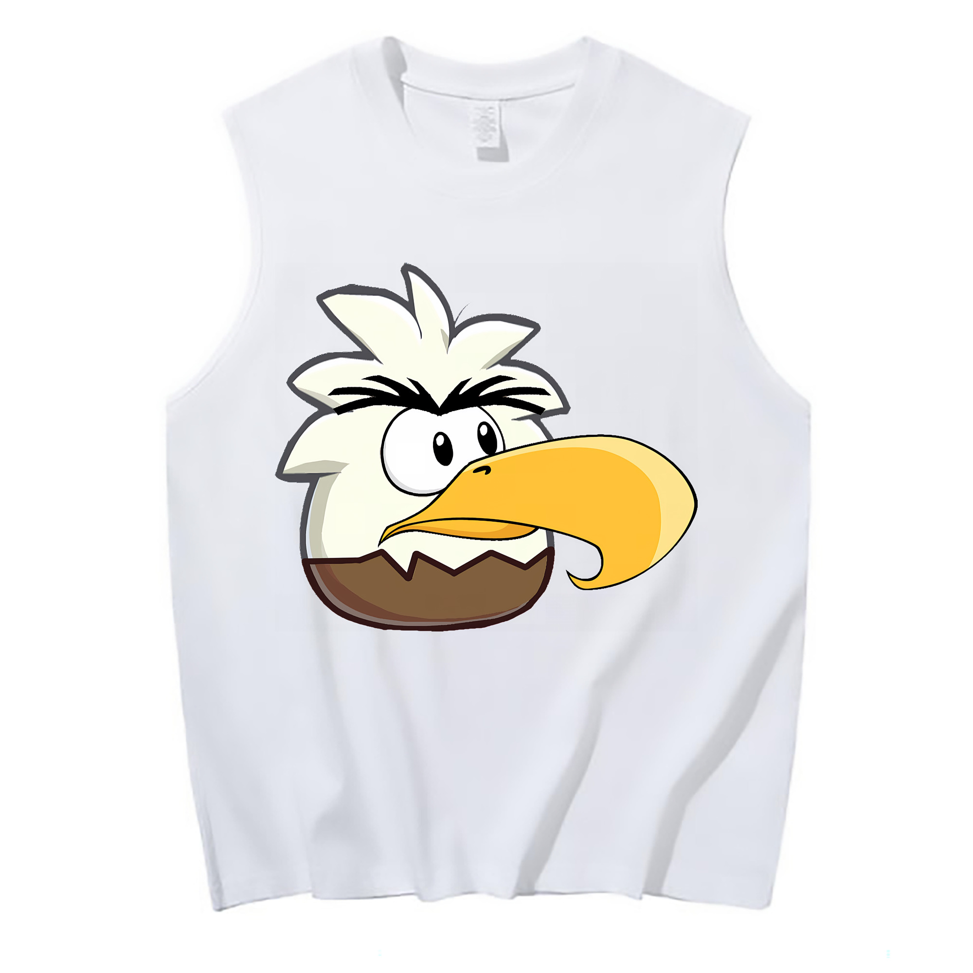 （画像用） Angry Birds アングリーバード コットン100％タンクトップ（フロントプリント）