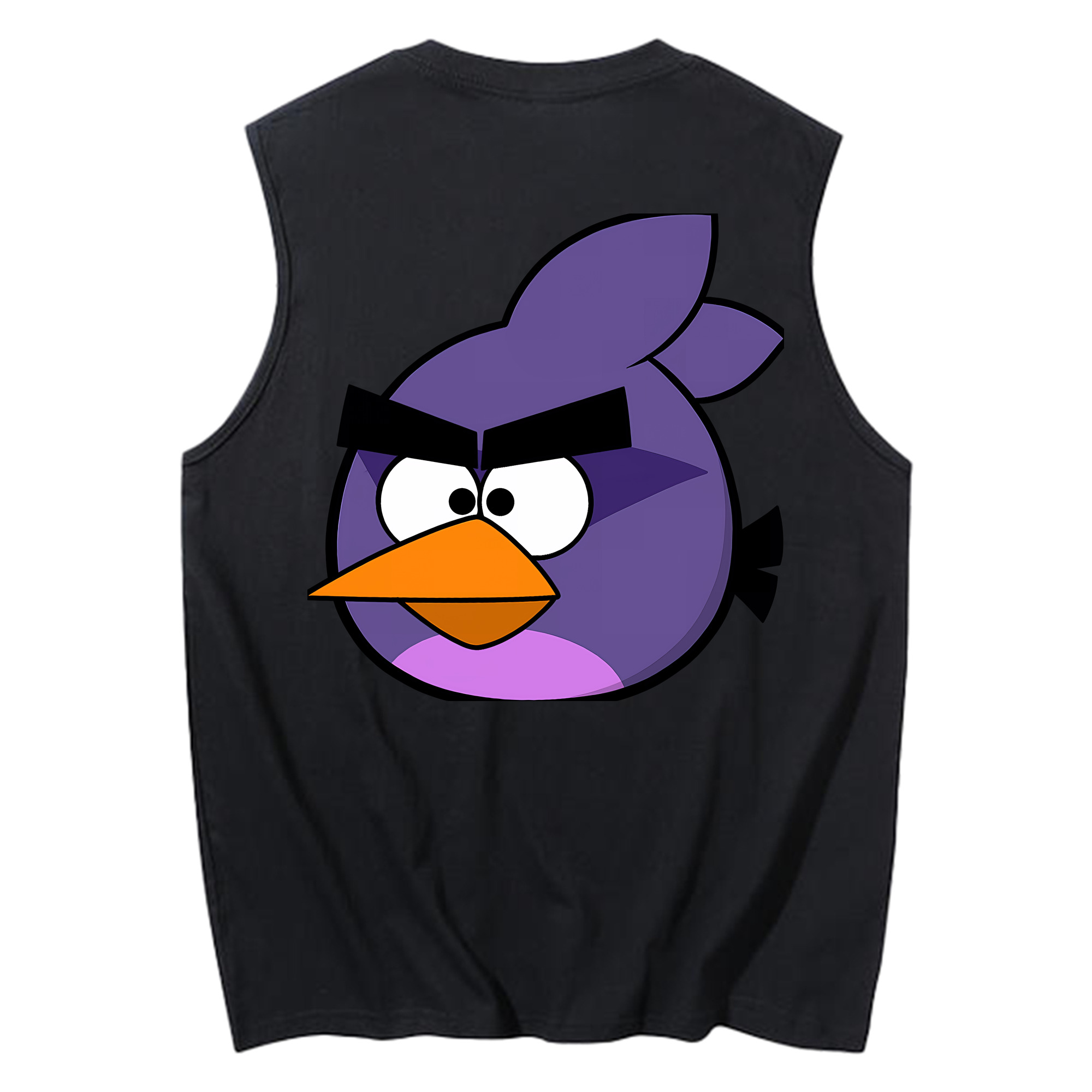 （画像用） Angry Birds アングリーバード コットン100％タンクトップ（背面プリント）