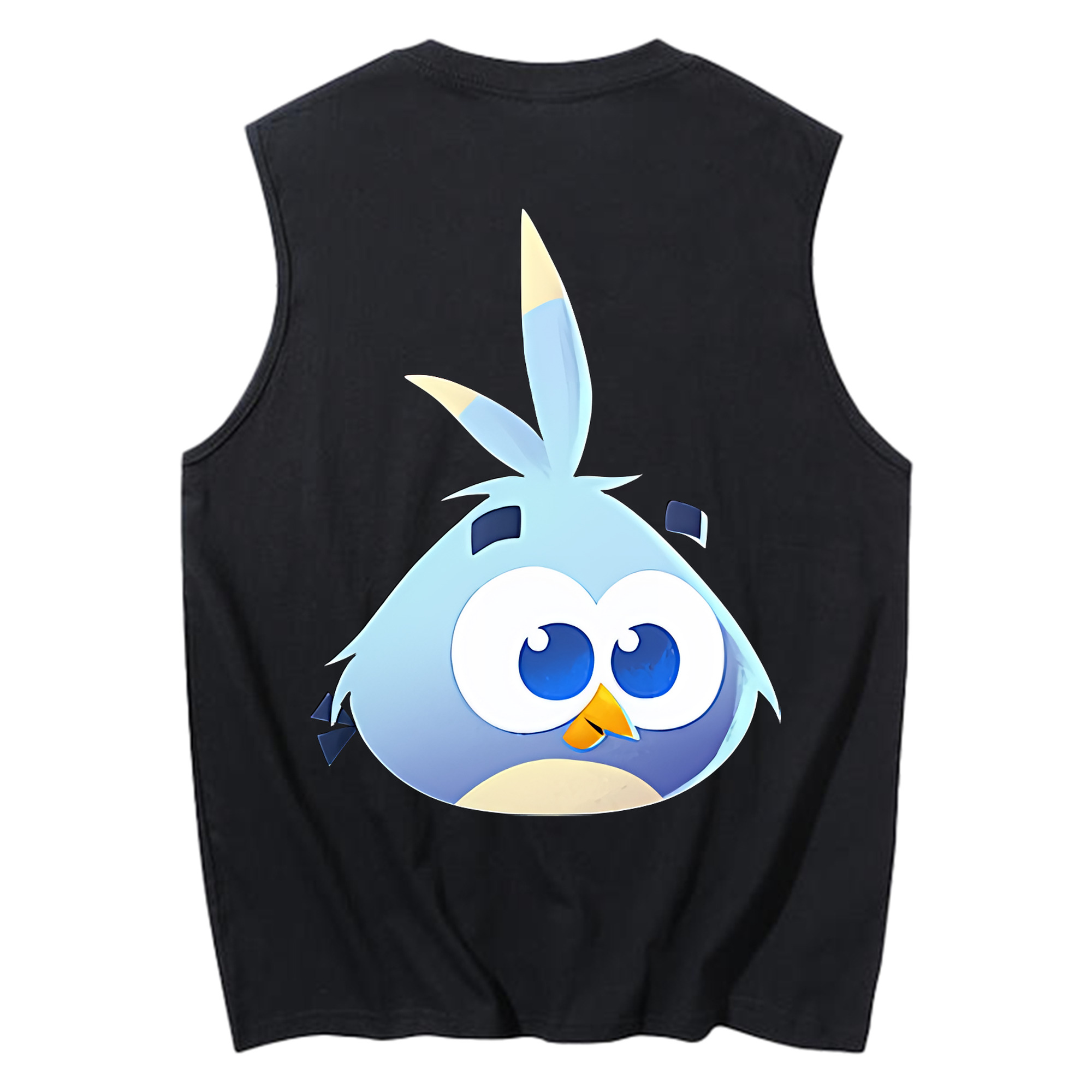 （画像用） Angry Birds アングリーバード コットン100％タンクトップ（背面プリント）