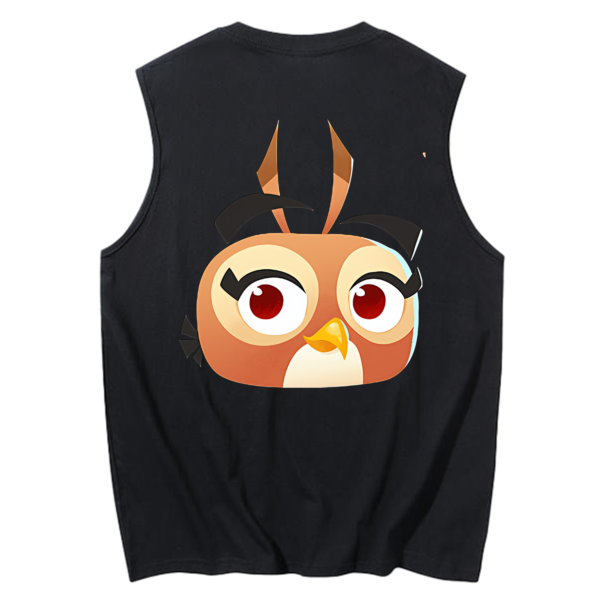 （画像用） Angry Birds アングリーバード コットン100％タンクトップ（背面プリント）