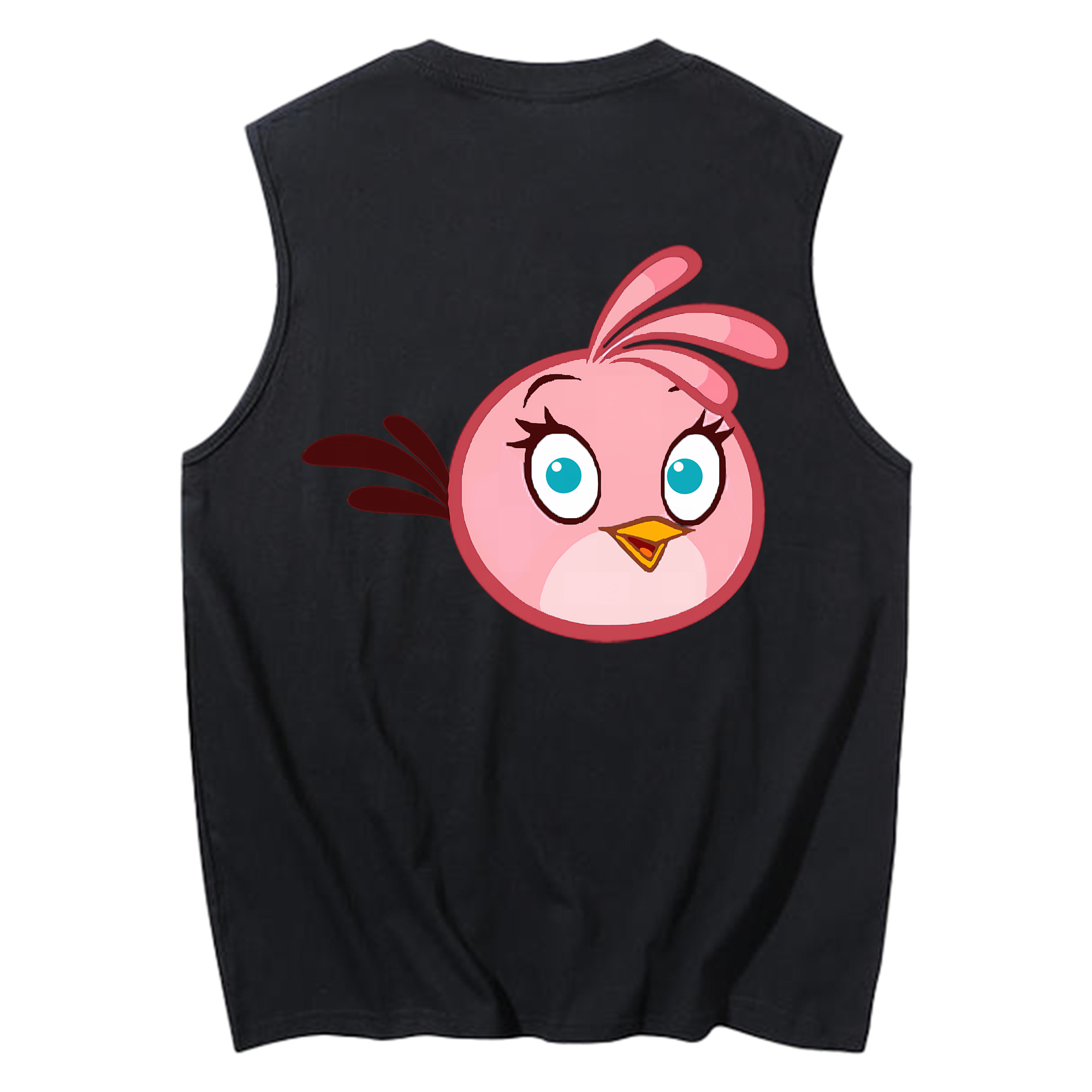 （画像用） Angry Birds アングリーバード コットン100％タンクトップ（背面プリント）