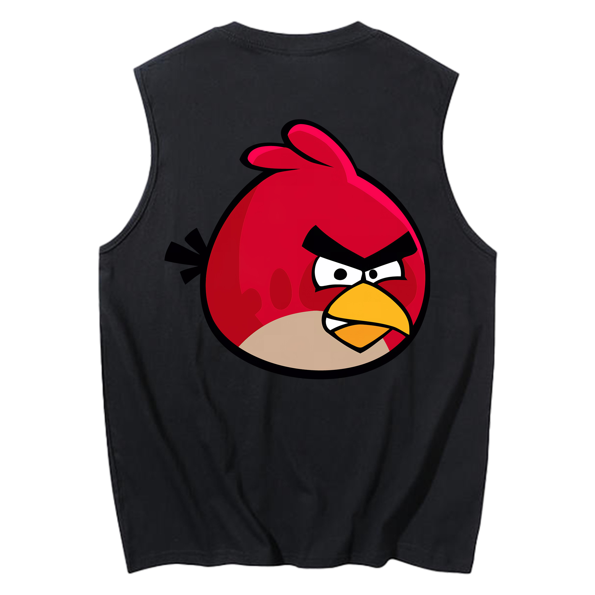 （画像用） Angry Birds アングリーバード コットン100％タンクトップ（背面プリント）