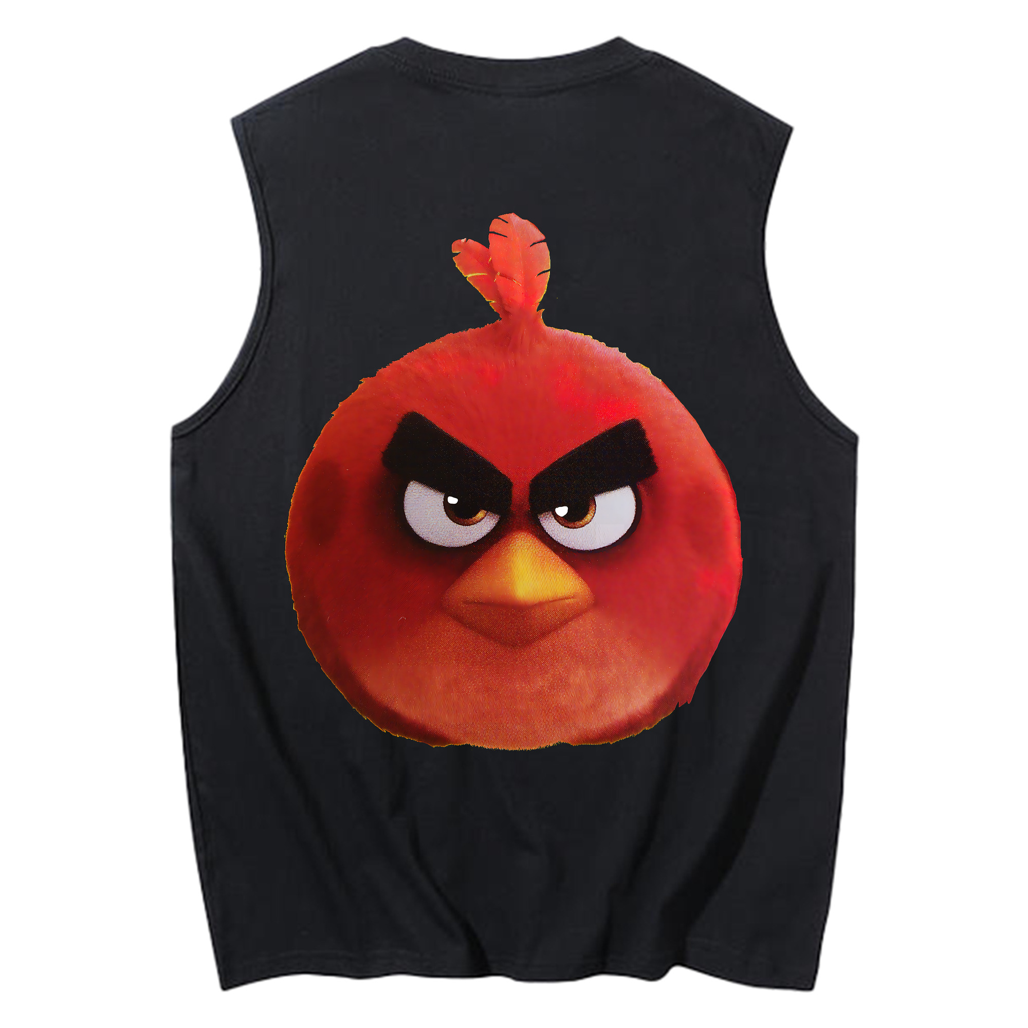 （画像用） Angry Birds アングリーバード コットン100％タンクトップ（背面プリント）