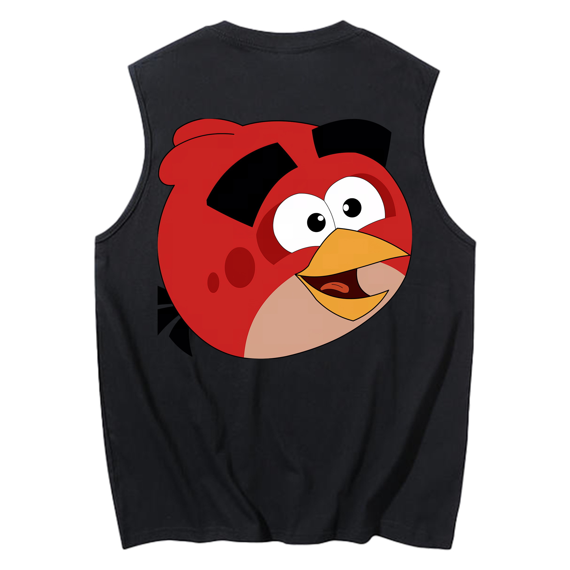 （画像用） Angry Birds アングリーバード コットン100％タンクトップ（背面プリント）