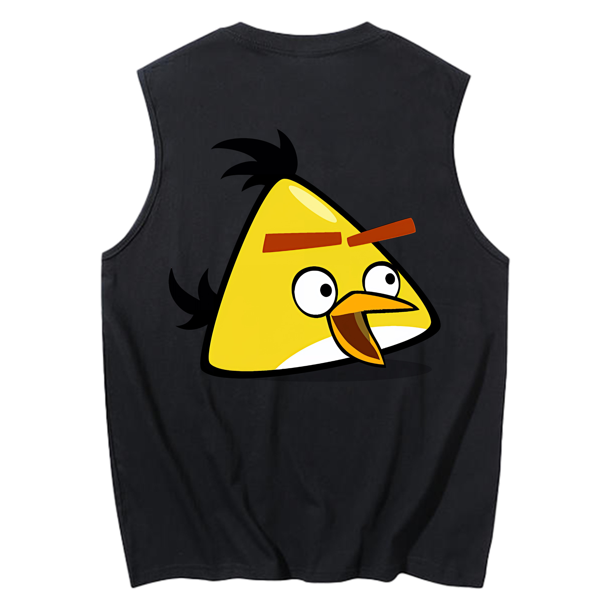 （画像用） Angry Birds アングリーバード コットン100％タンクトップ（背面プリント）