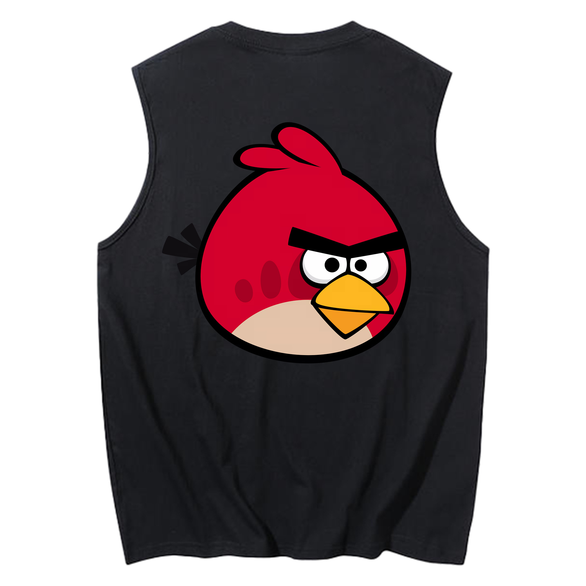 （画像用） Angry Birds アングリーバード コットン100％タンクトップ（背面プリント）