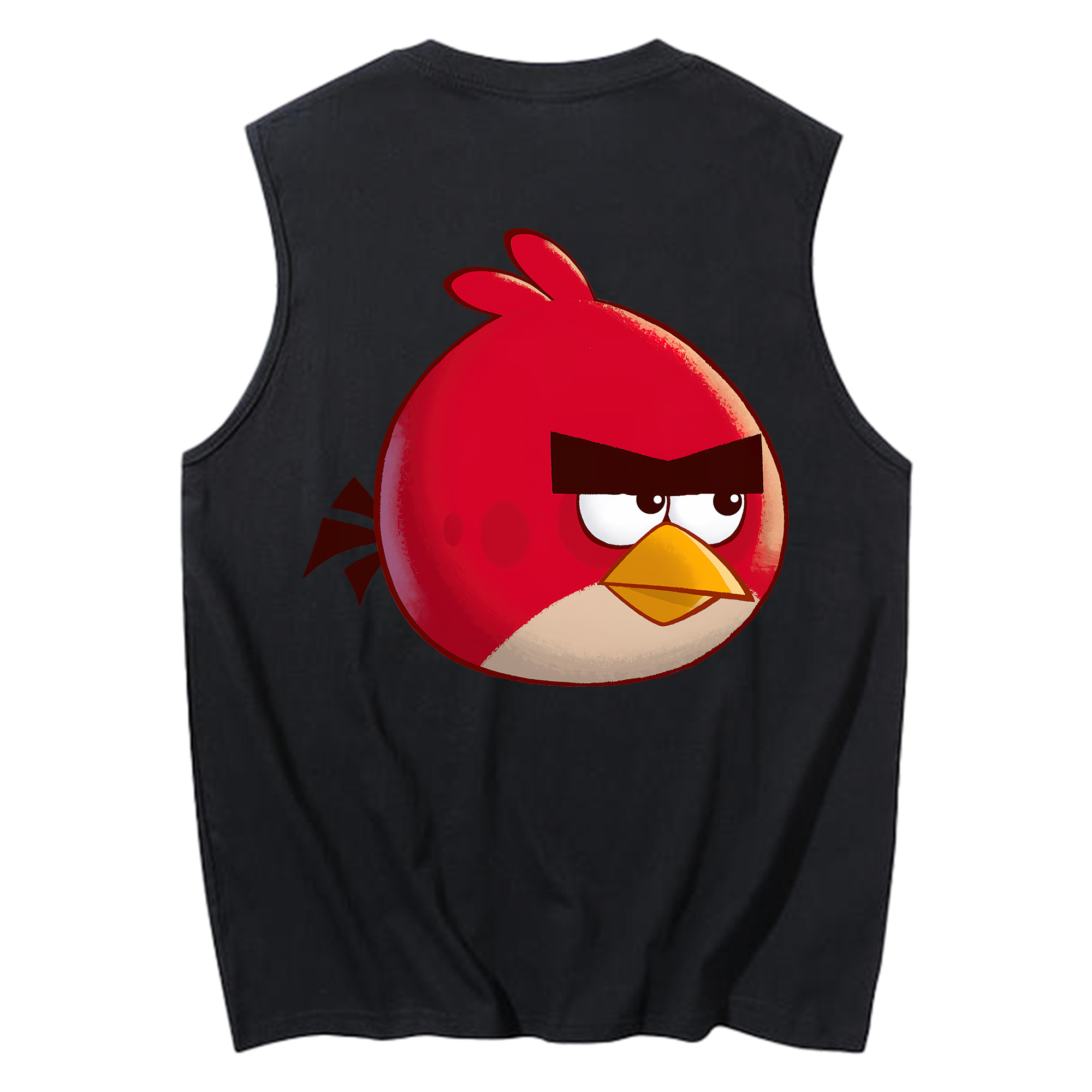 （画像用） Angry Birds アングリーバード コットン100％タンクトップ（背面プリント）