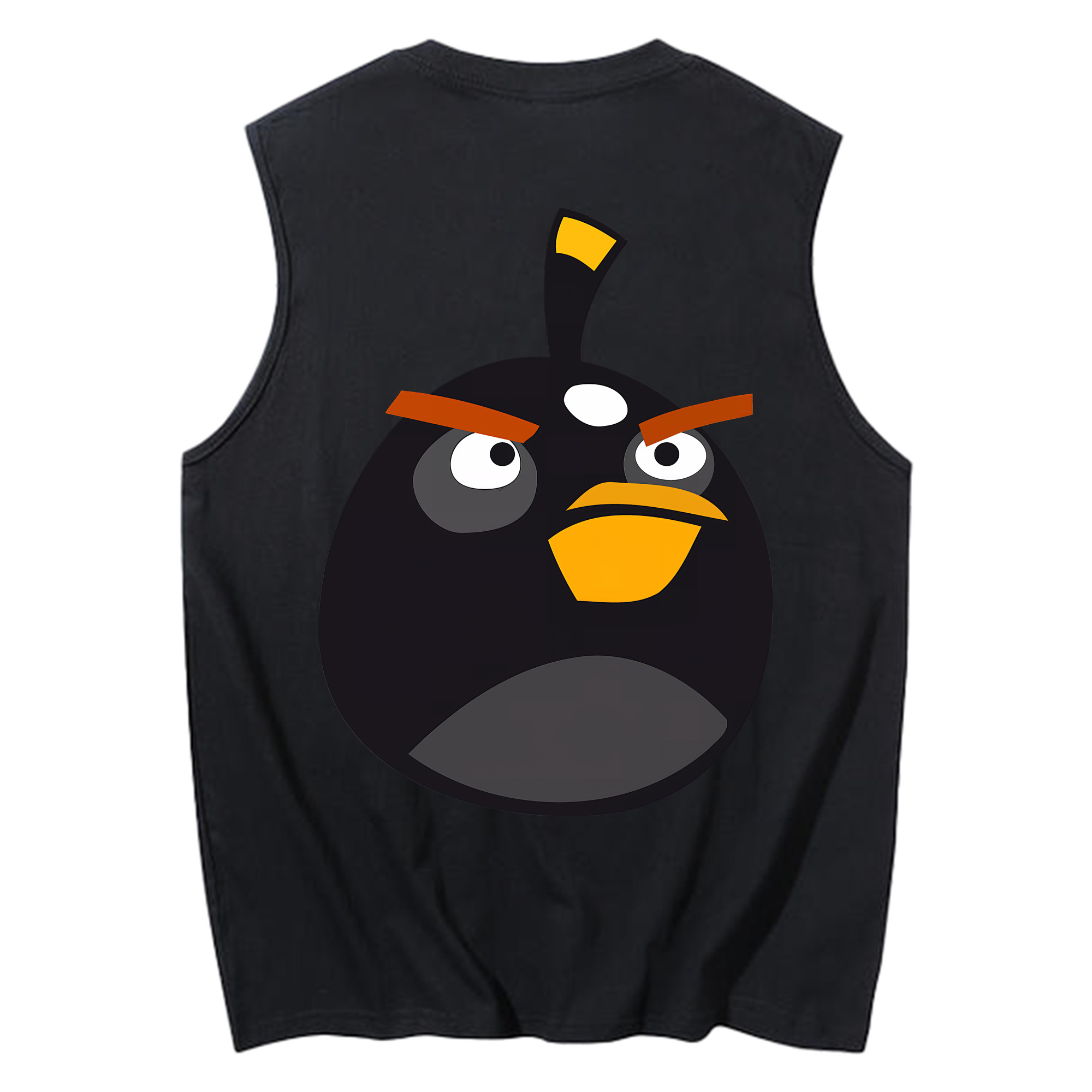 （画像用） Angry Birds アングリーバード コットン100％タンクトップ（背面プリント）
