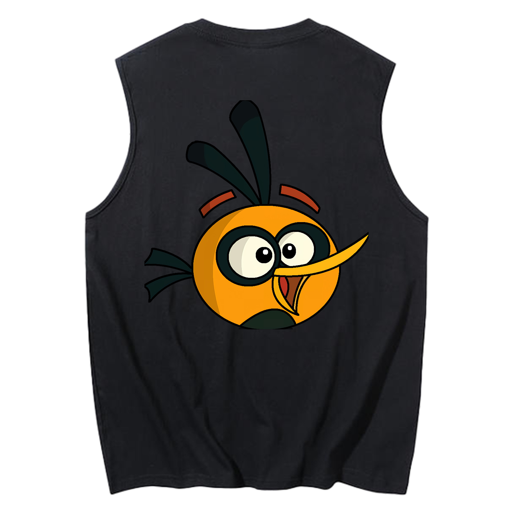 （画像用） Angry Birds アングリーバード コットン100％タンクトップ（背面プリント）