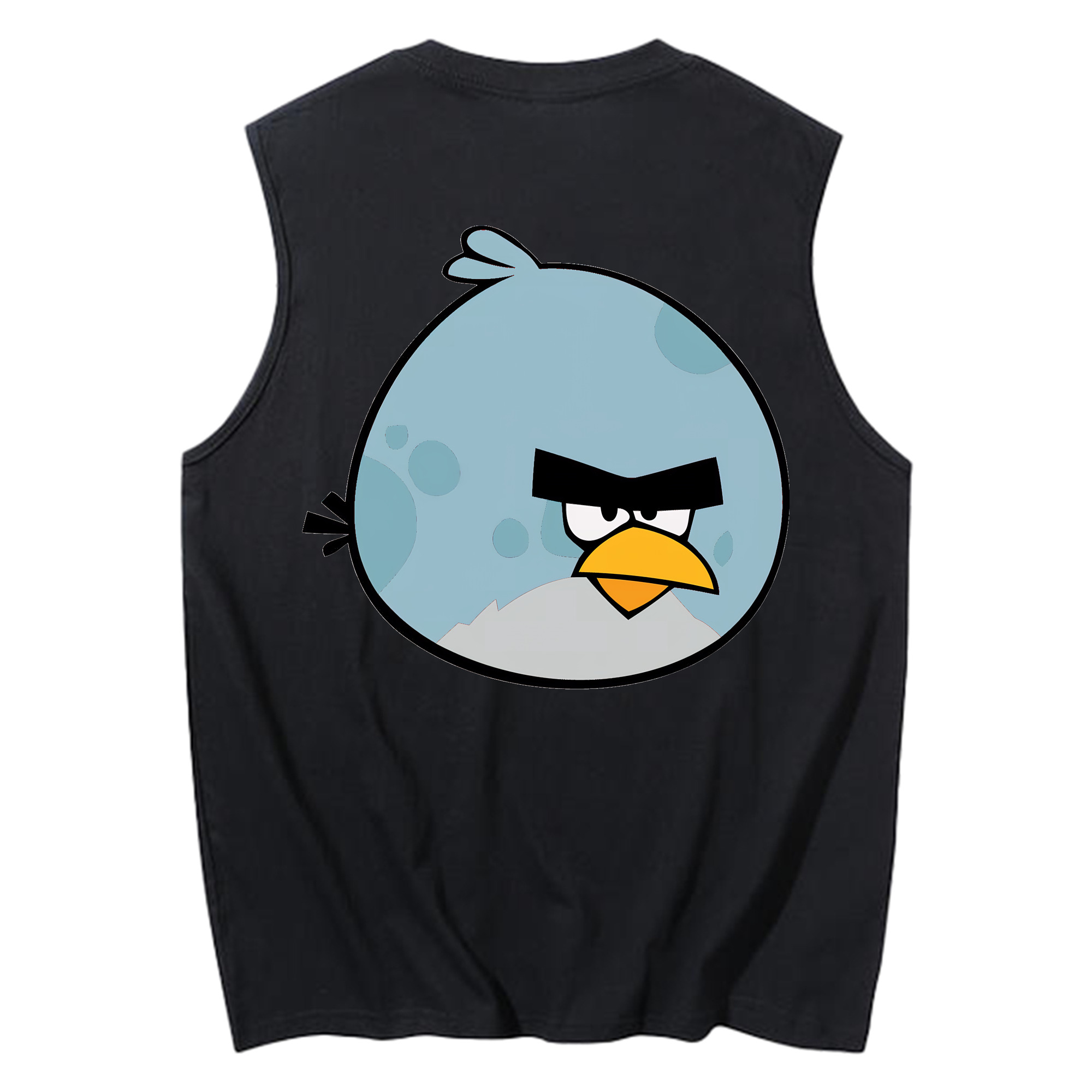 （画像用） Angry Birds アングリーバード コットン100％タンクトップ（背面プリント）