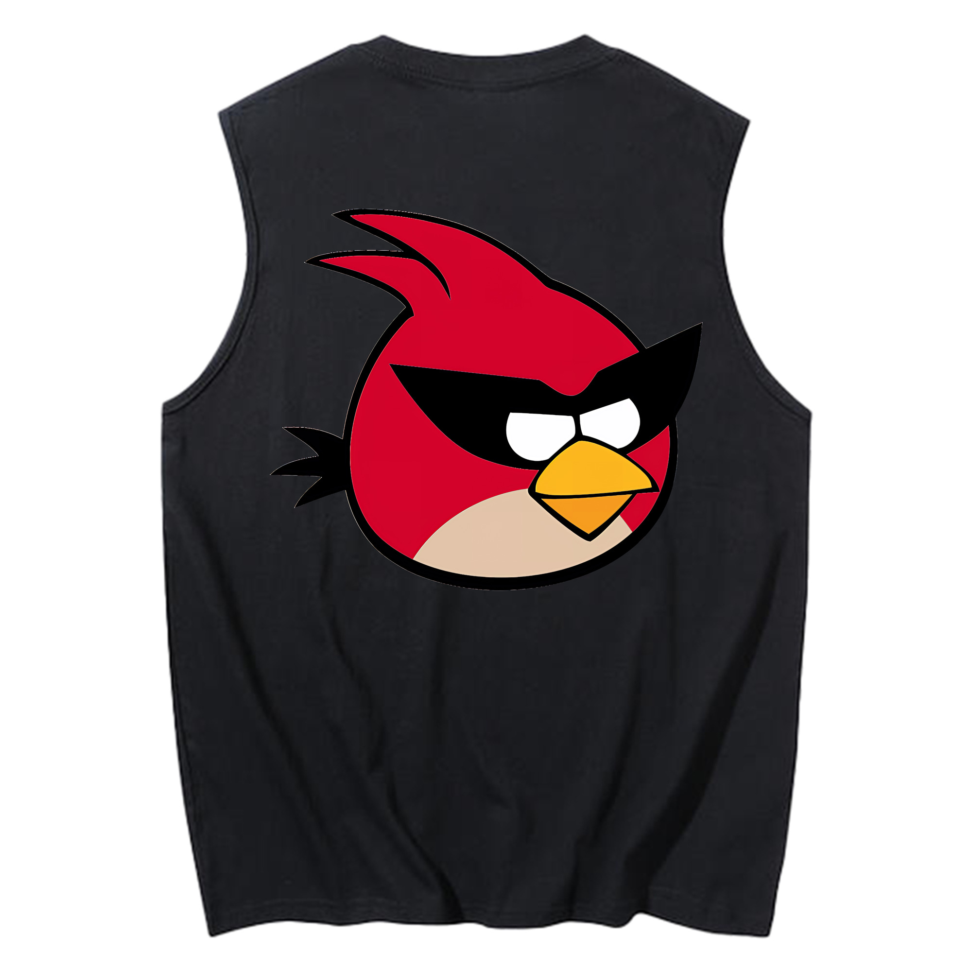 （画像用） Angry Birds アングリーバード コットン100％タンクトップ（背面プリント）