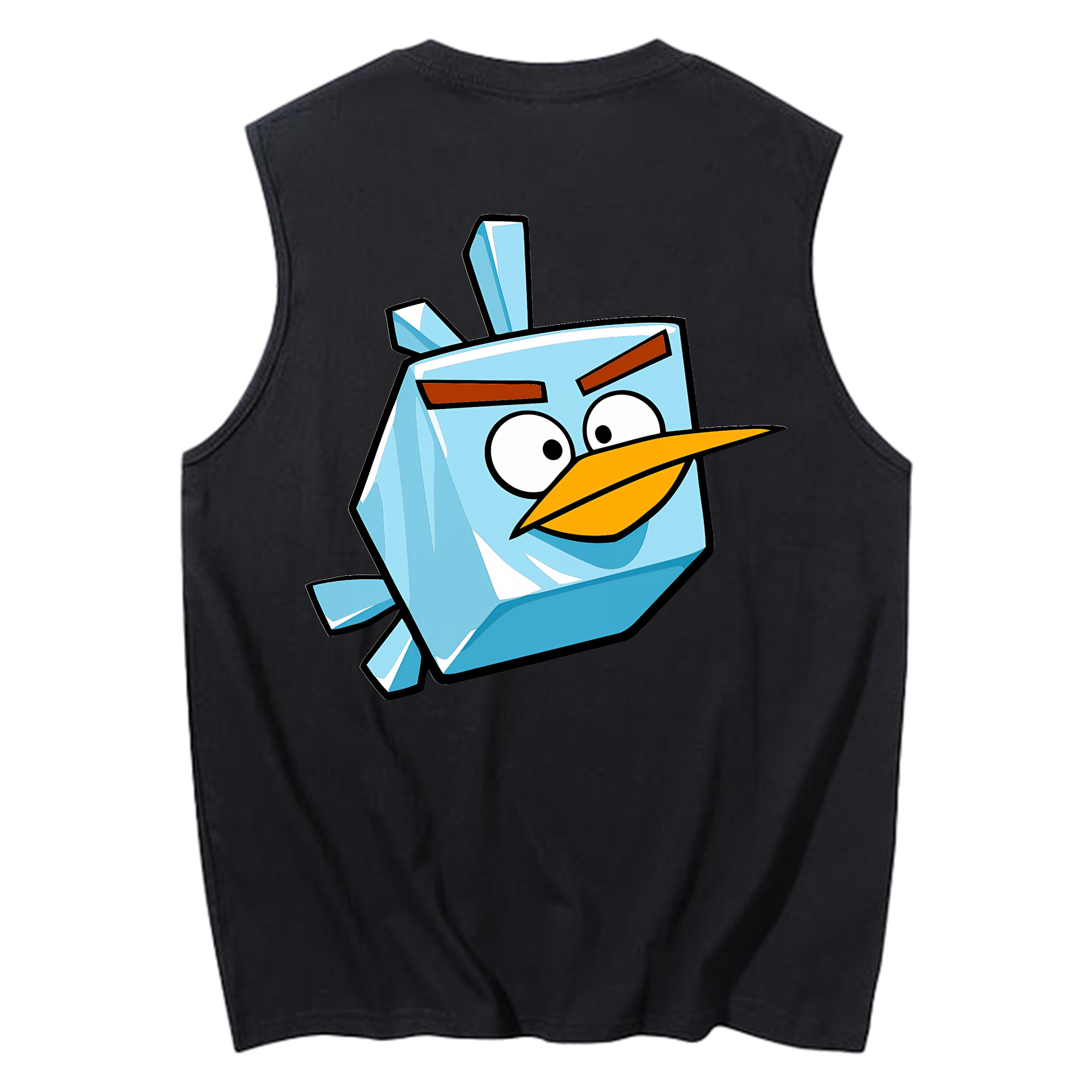 （画像用） Angry Birds アングリーバード コットン100％タンクトップ（背面プリント）