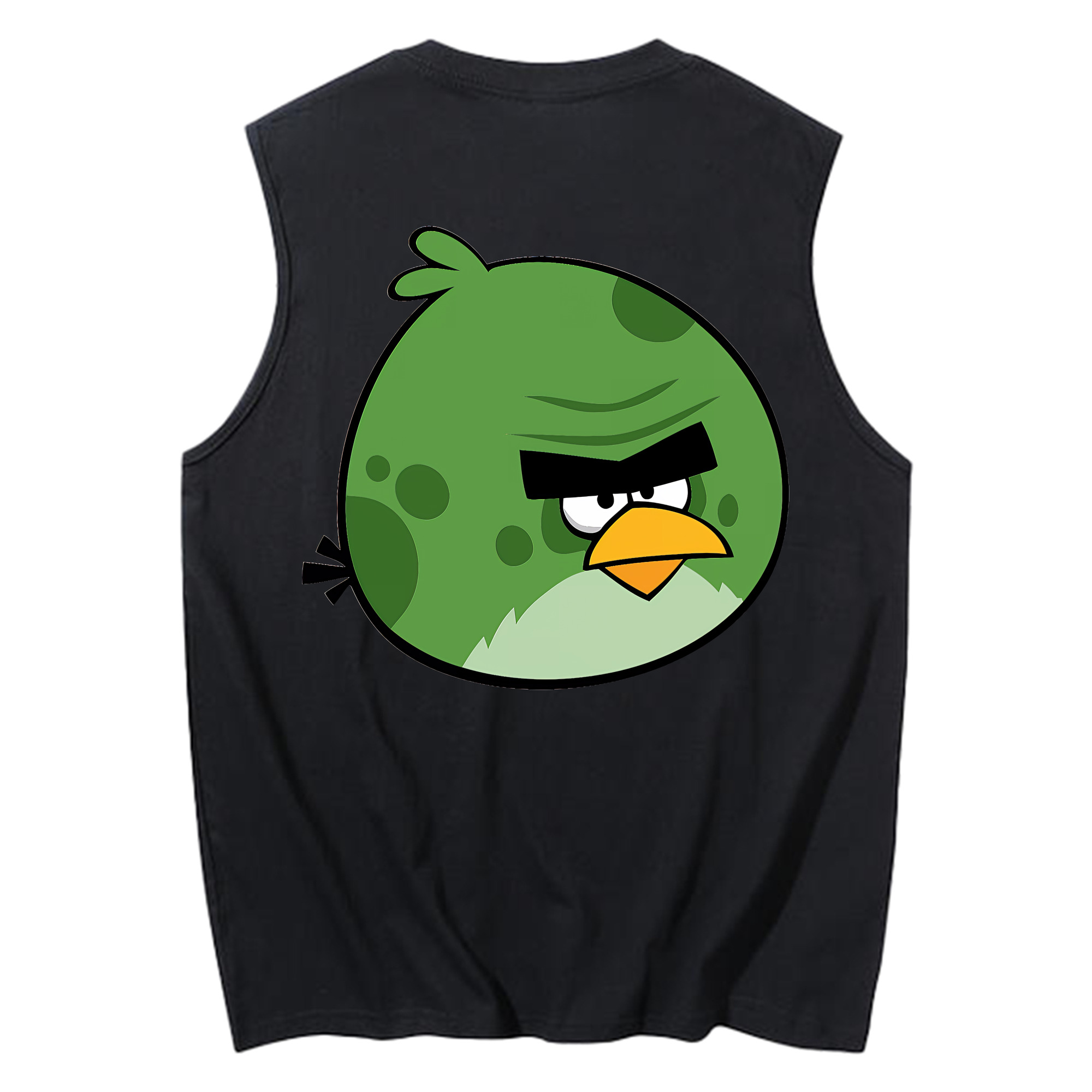 （画像用） Angry Birds アングリーバード コットン100％タンクトップ（背面プリント）