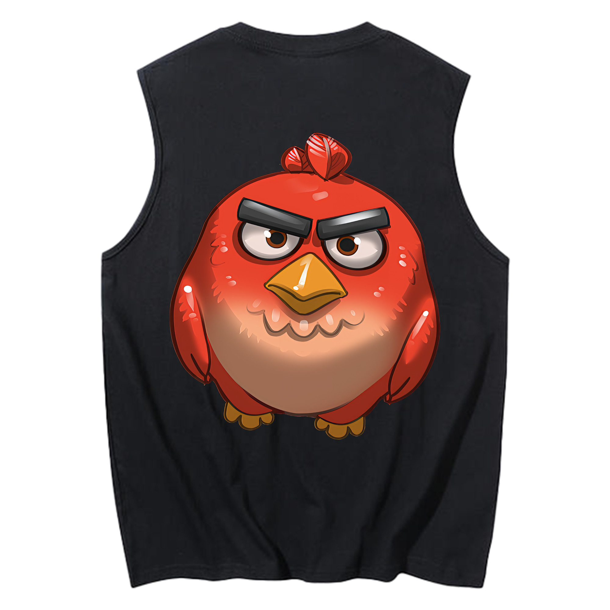 （画像用） Angry Birds アングリーバード コットン100％タンクトップ（背面プリント）