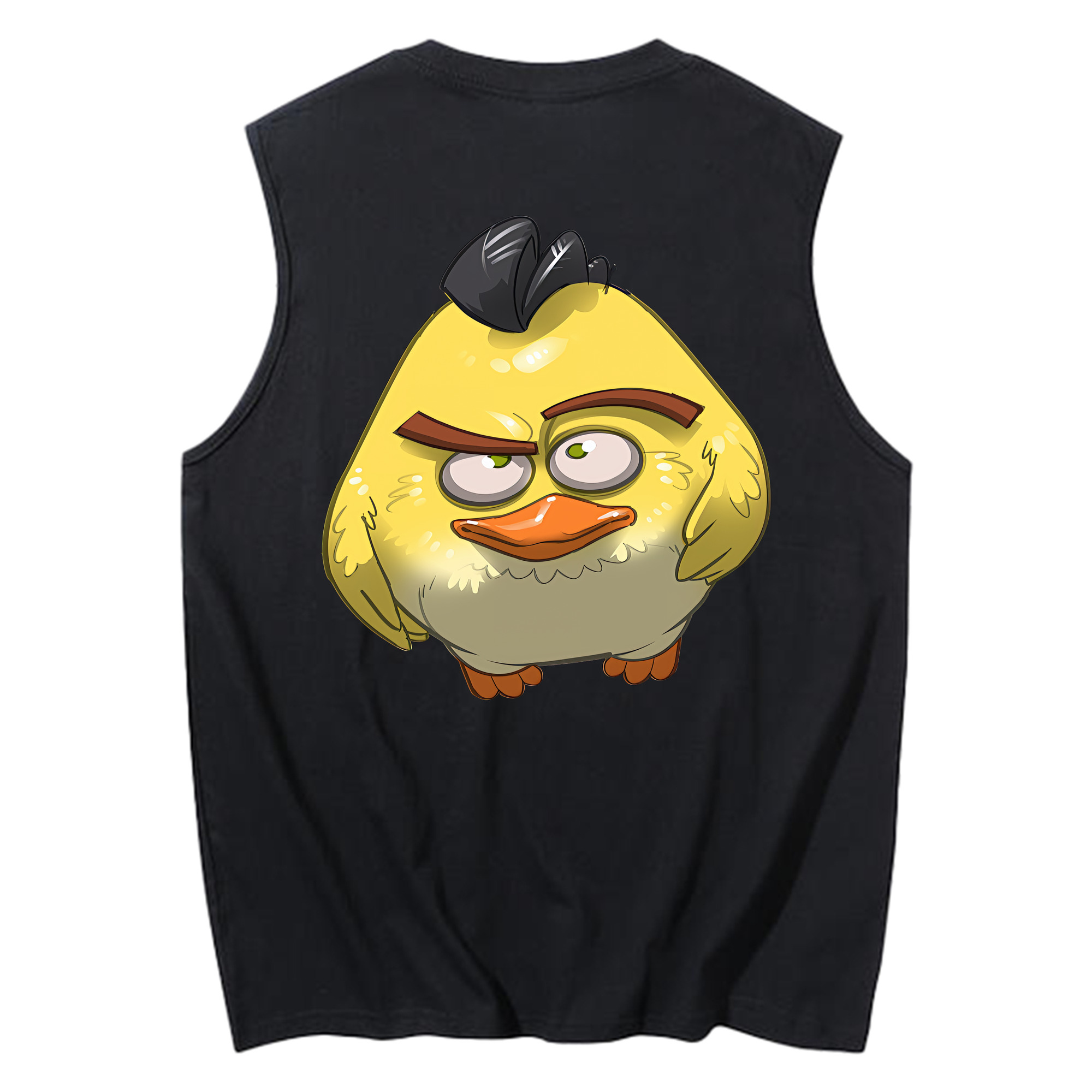 （画像用） Angry Birds アングリーバード コットン100％タンクトップ（背面プリント）