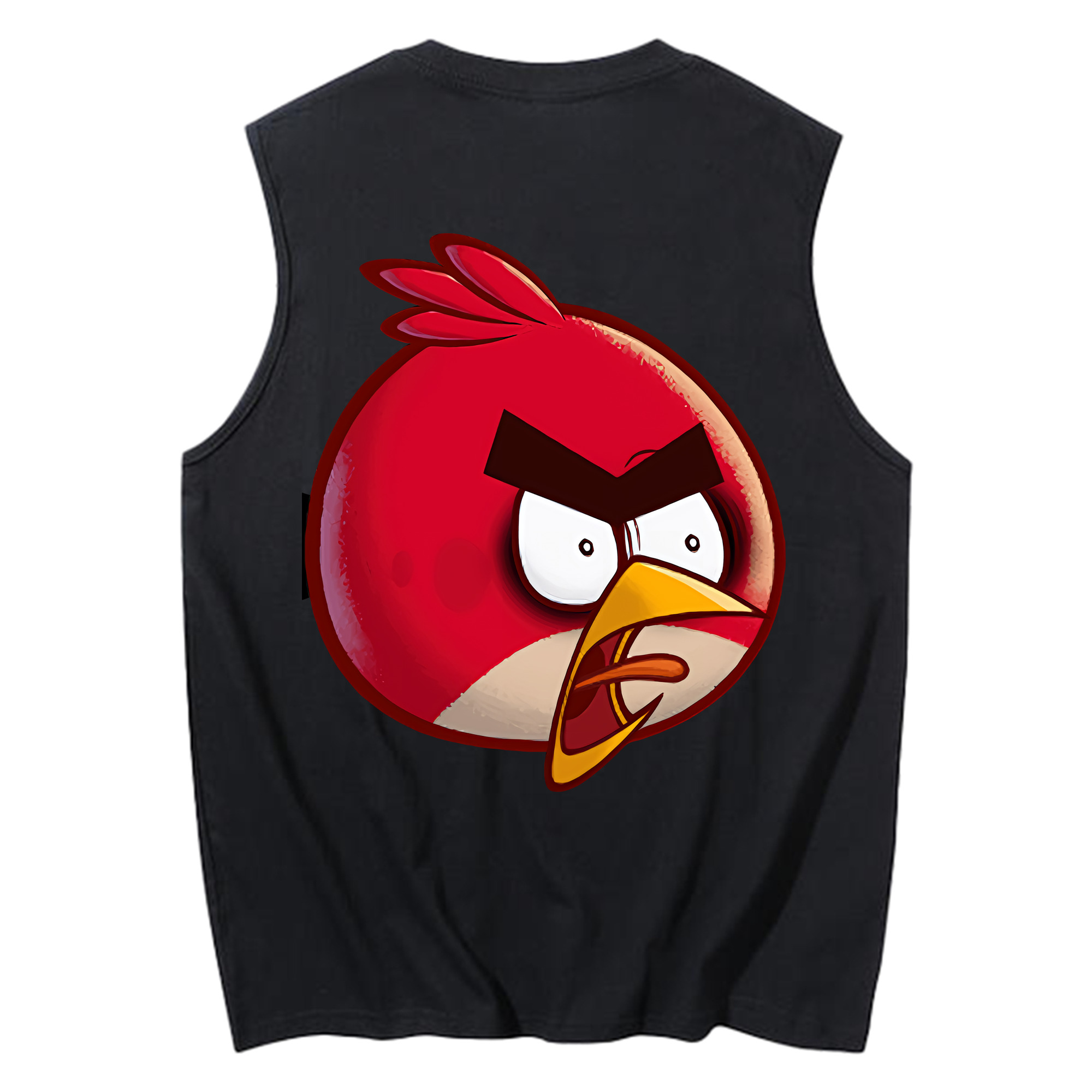 （画像用） Angry Birds アングリーバード コットン100％タンクトップ（背面プリント）