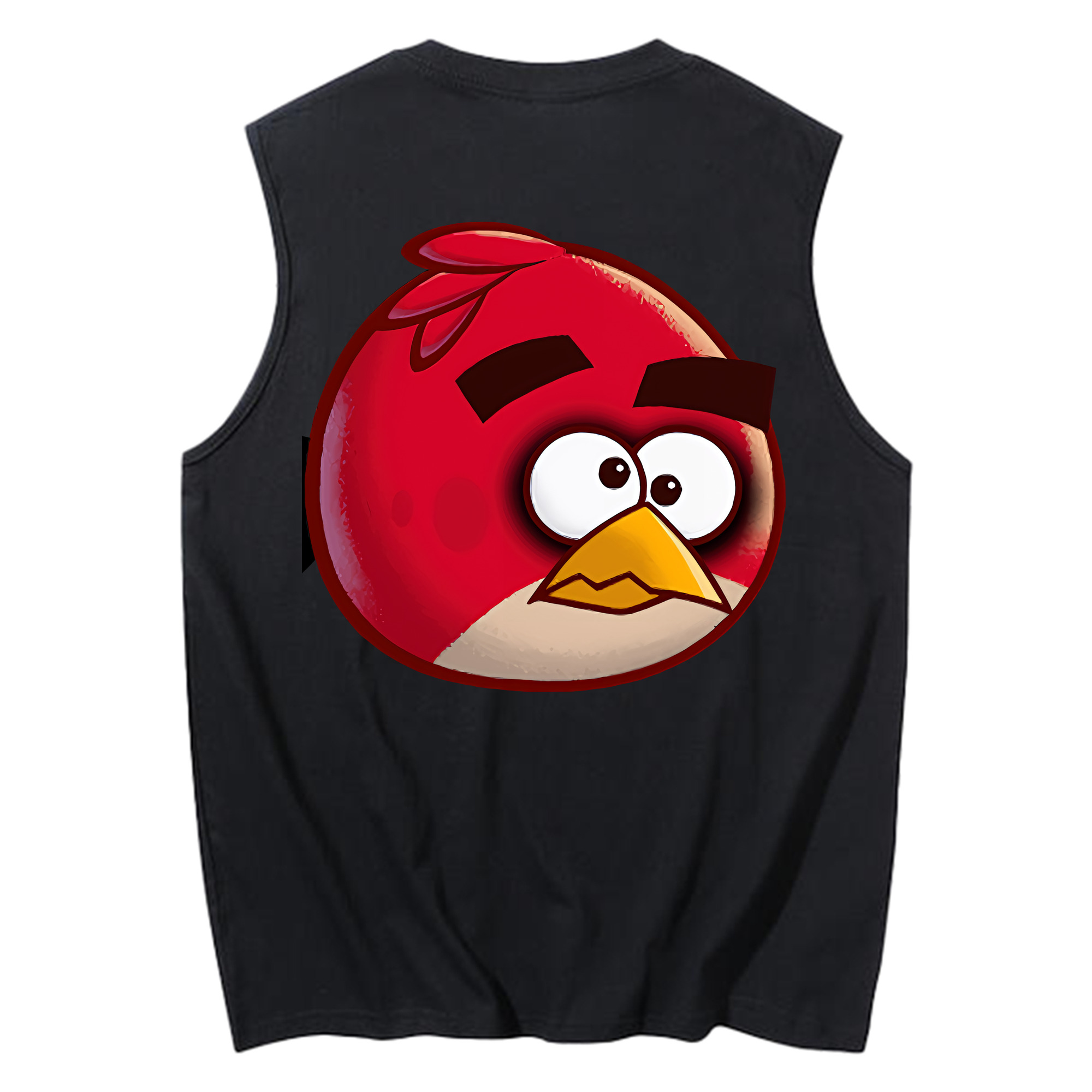 （画像用） Angry Birds アングリーバード コットン100％タンクトップ（背面プリント）