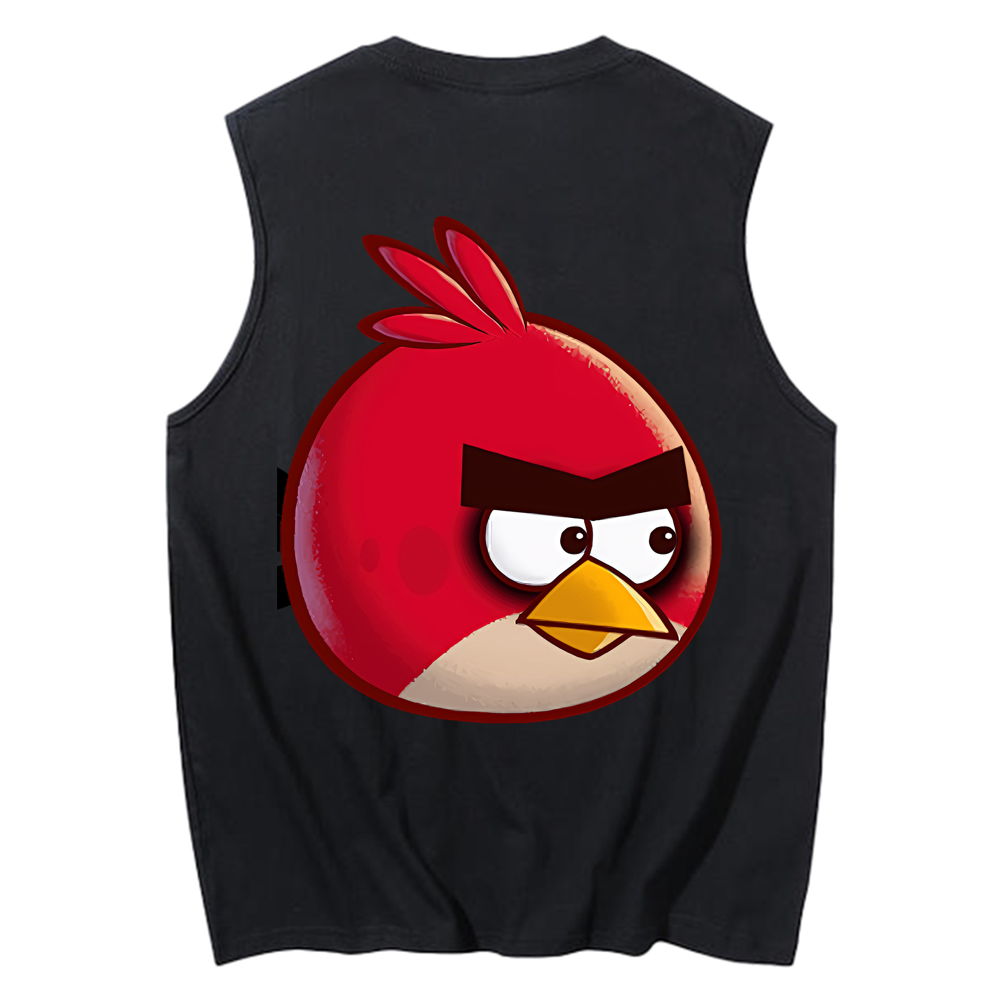 （画像用） Angry Birds アングリーバード コットン100％タンクトップ（背面プリント）