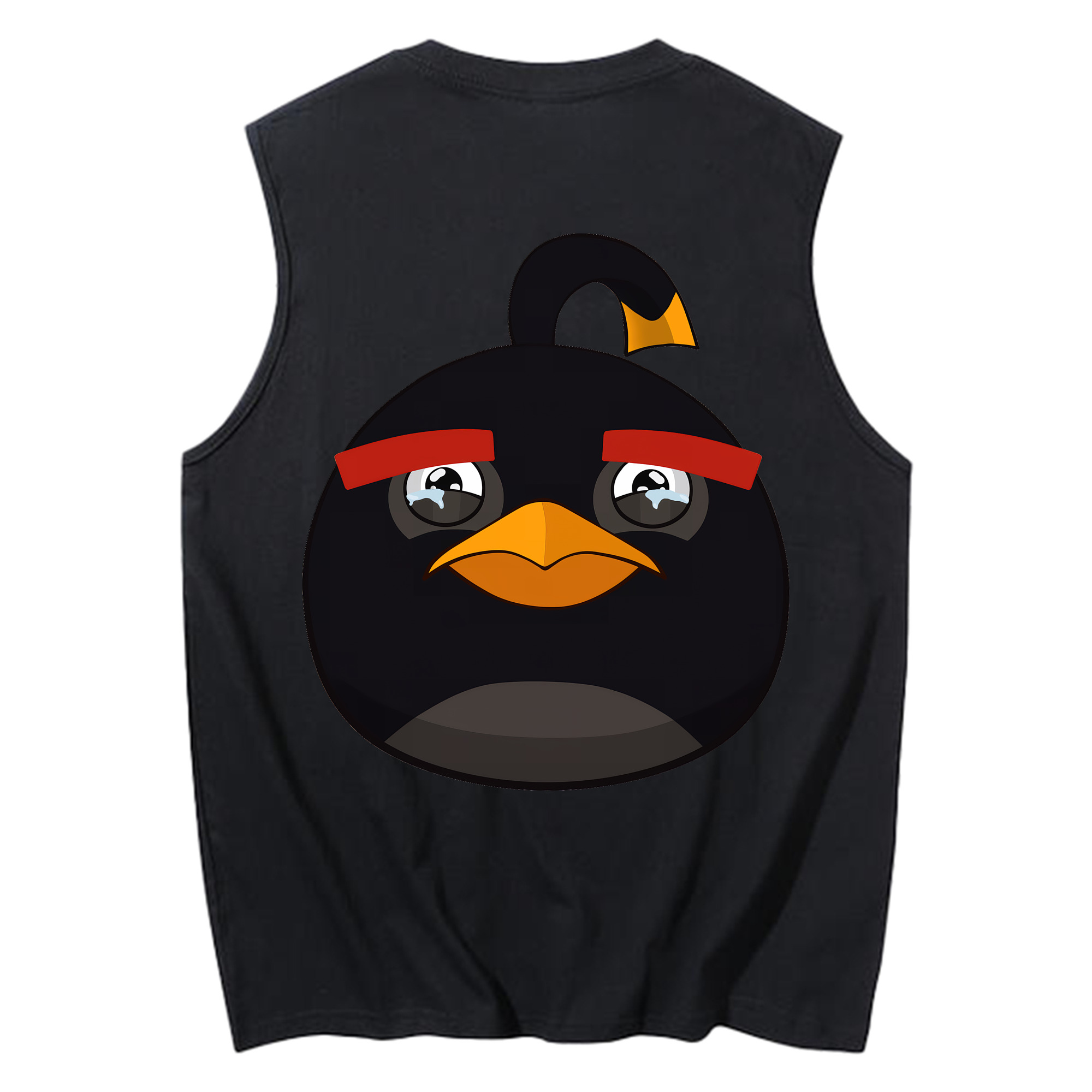 （画像用） Angry Birds アングリーバード コットン100％タンクトップ（背面プリント）