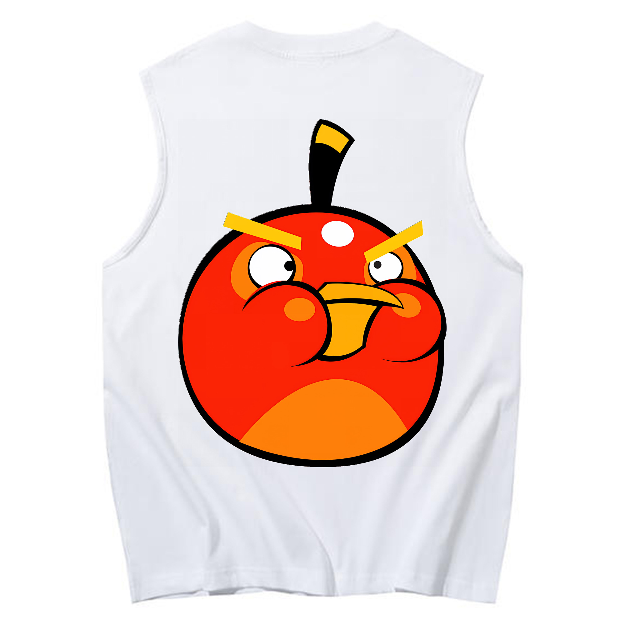 （画像用） Angry Birds アングリーバード コットン100％タンクトップ（背面プリント）