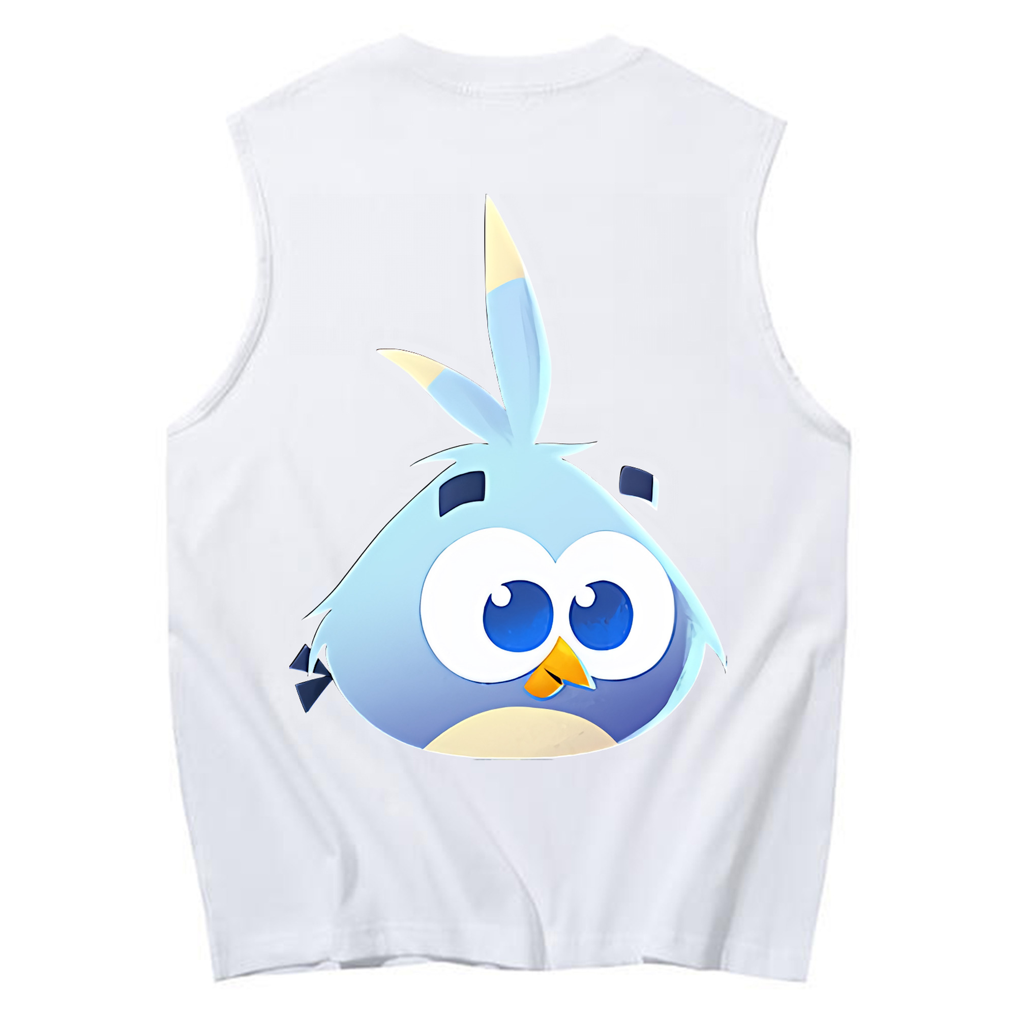 （画像用） Angry Birds アングリーバード コットン100％タンクトップ（背面プリント）