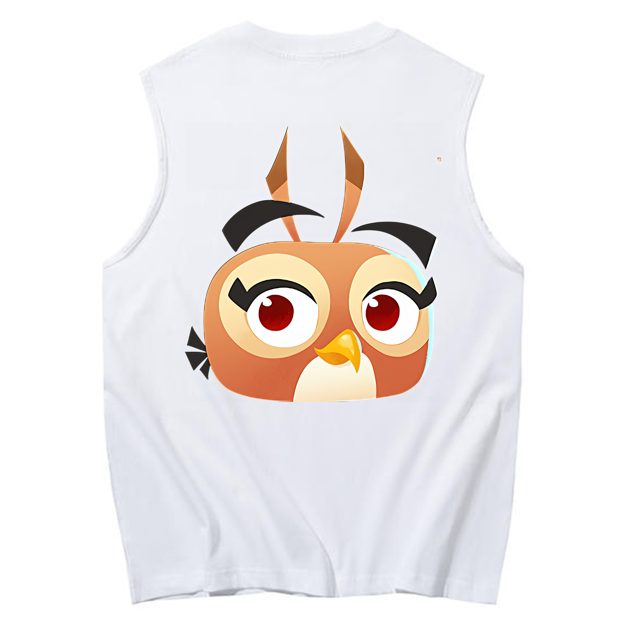 （画像用） Angry Birds アングリーバード コットン100％タンクトップ（背面プリント）